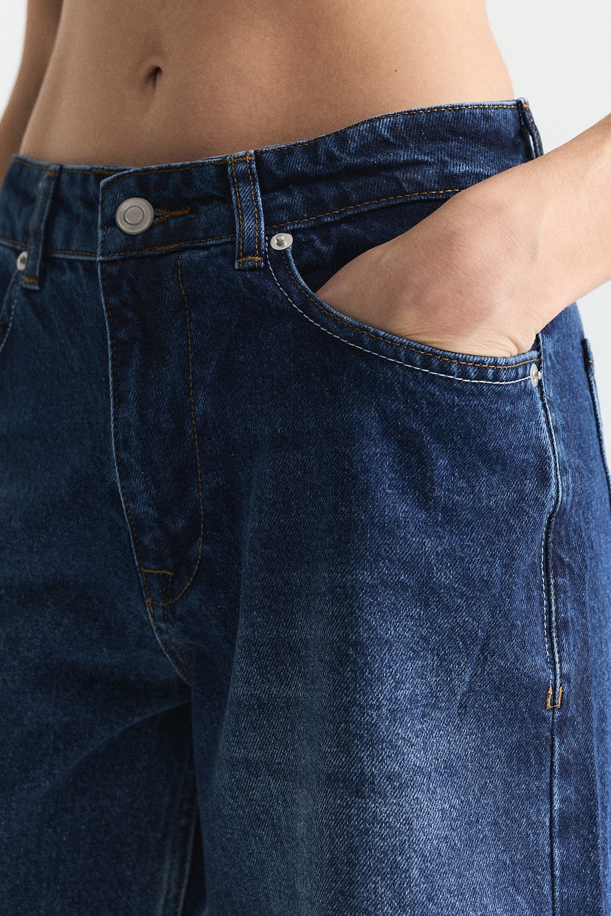 High-Waisted Wide-Leg Jeans