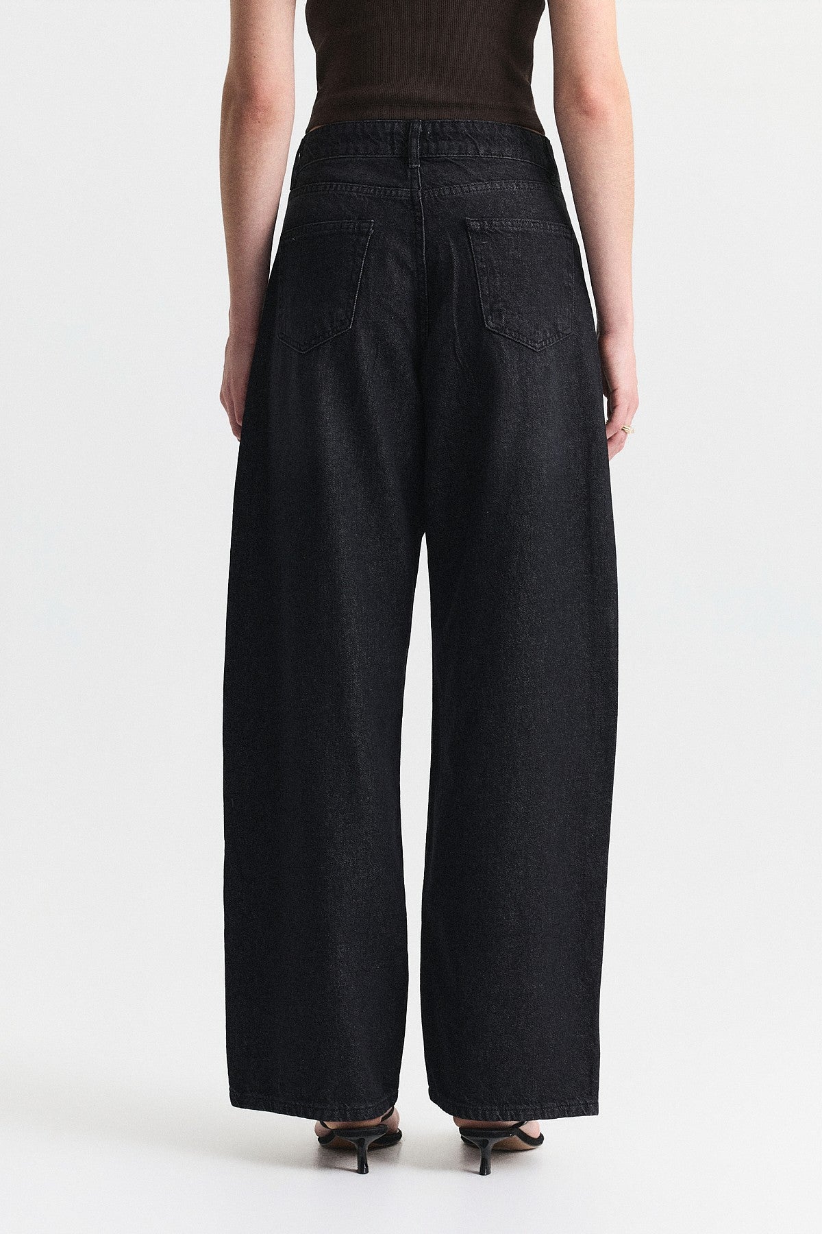 High-Waisted Wide-Leg Jeans