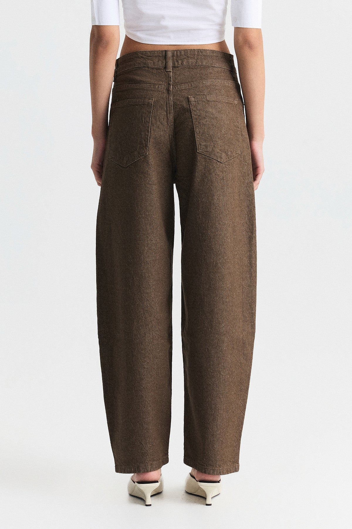 High-Waisted Flared Jeans