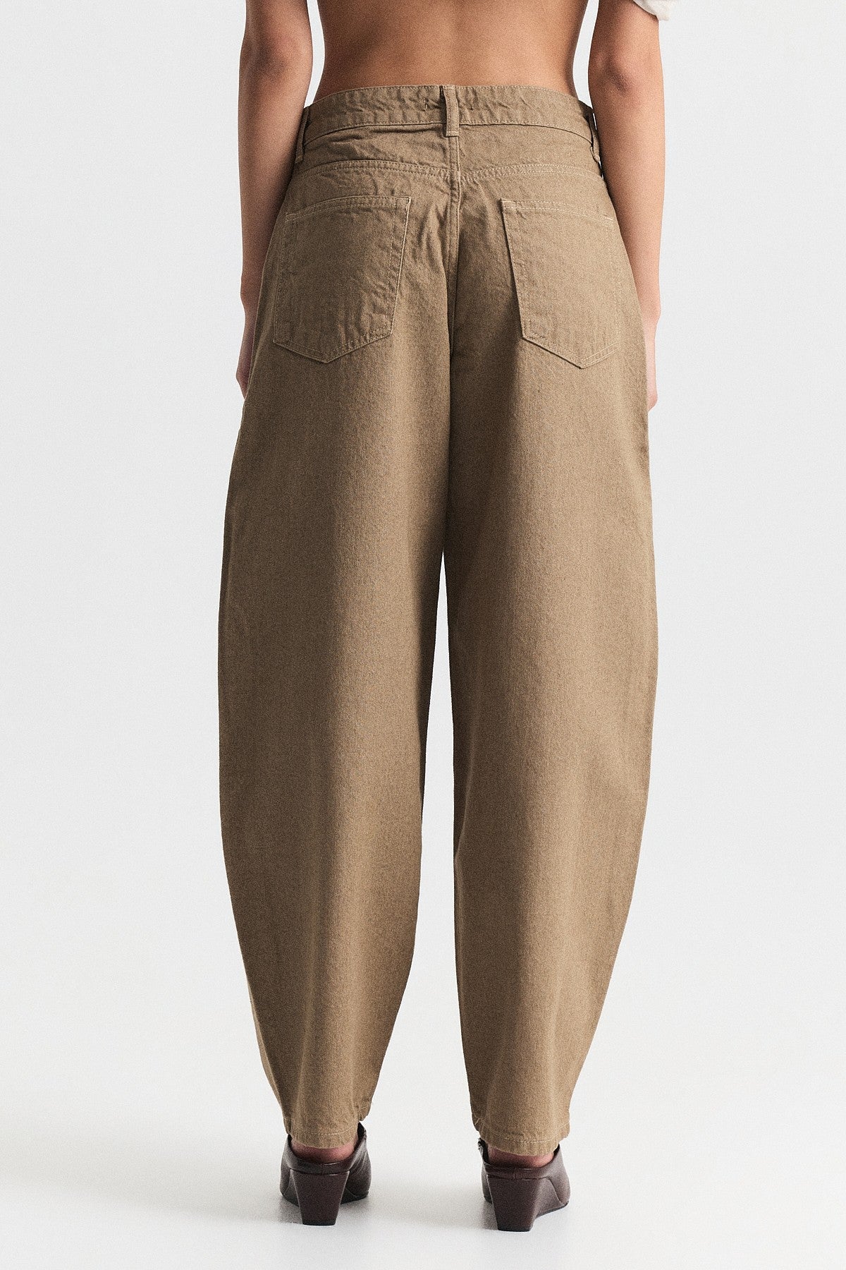 High-Waisted Flared Jeans