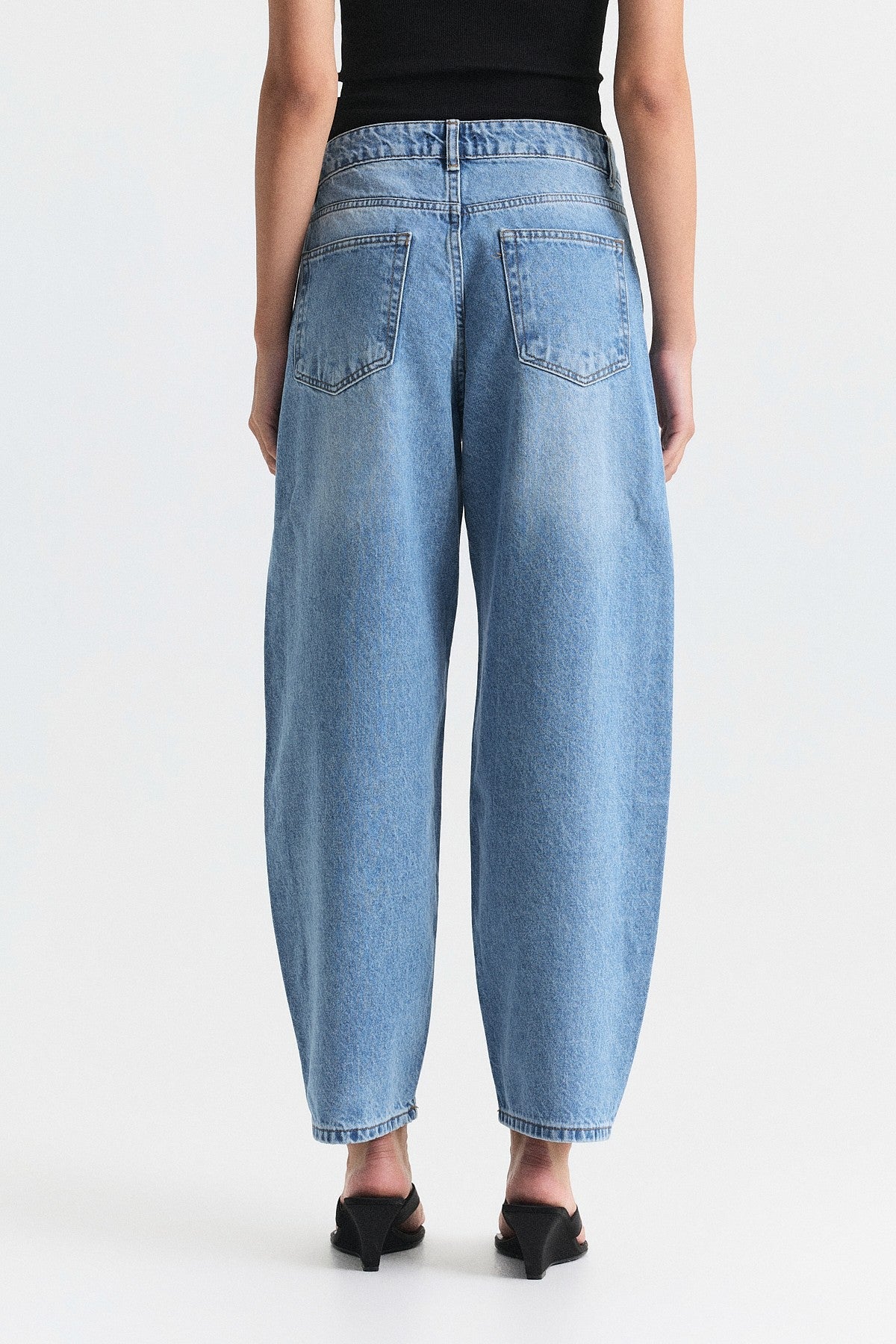 High-Waisted Flared Jeans
