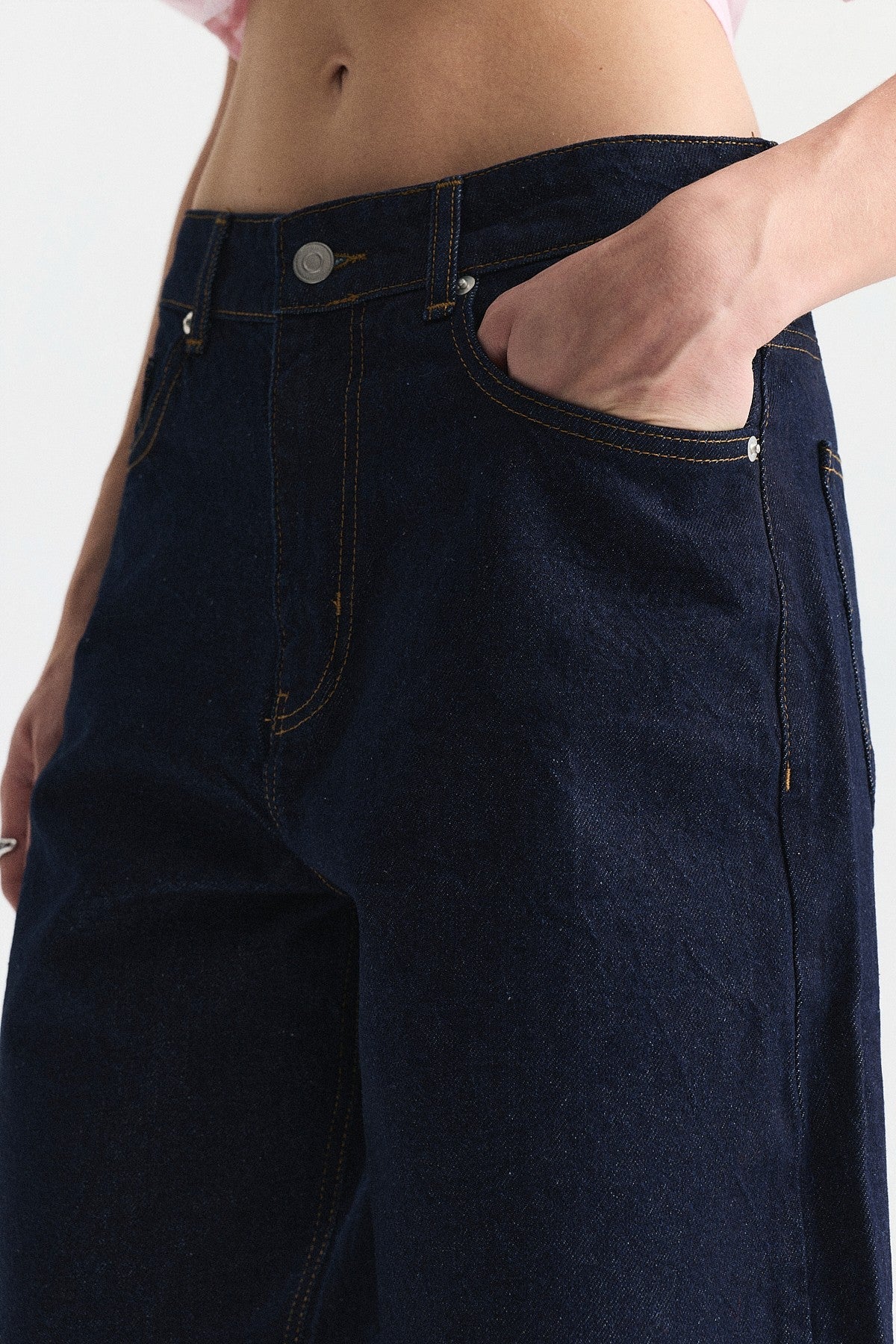 High-Waisted Flared Jeans