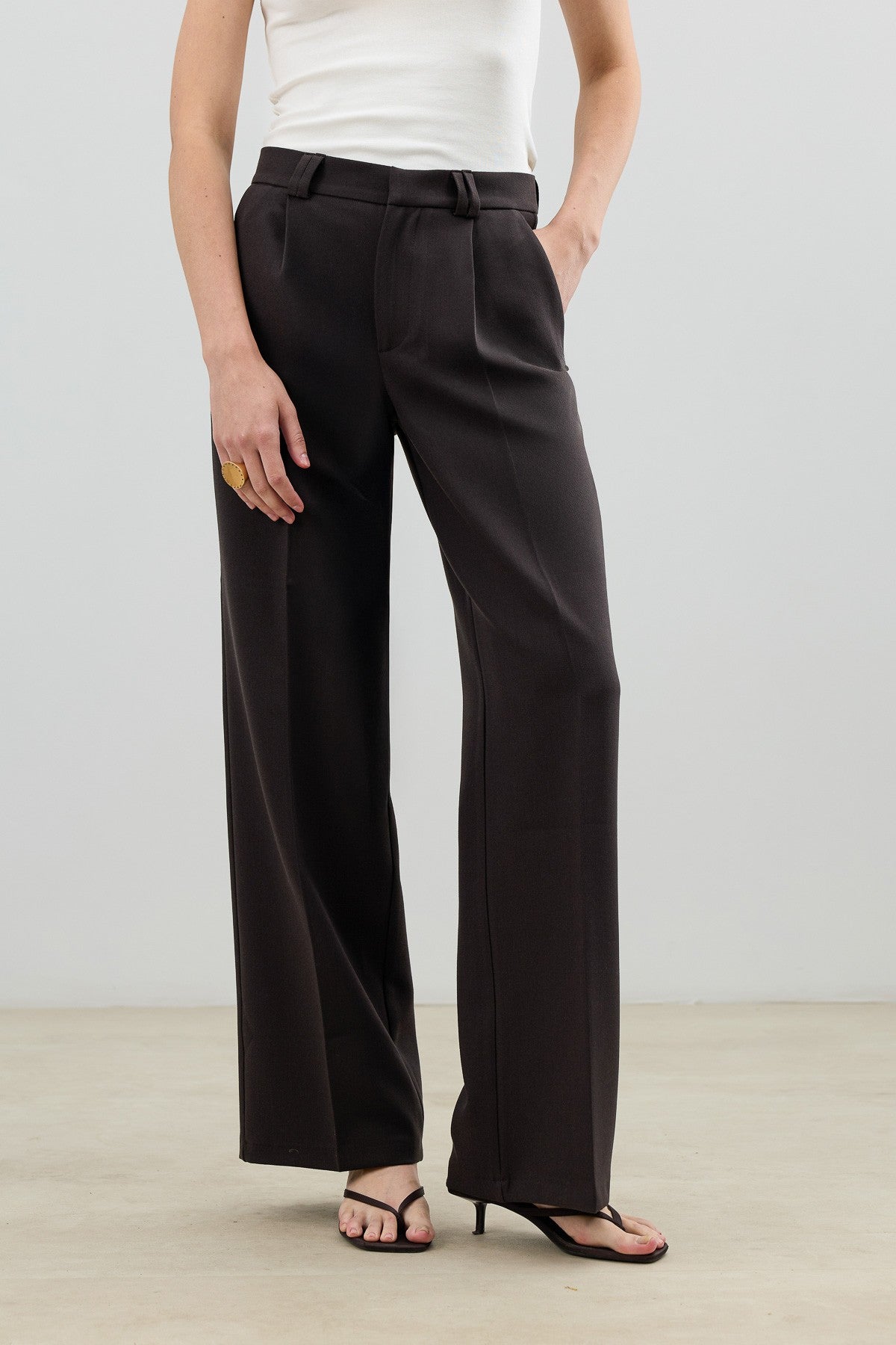 Antioch Relax Fit Pleated Women's Pants