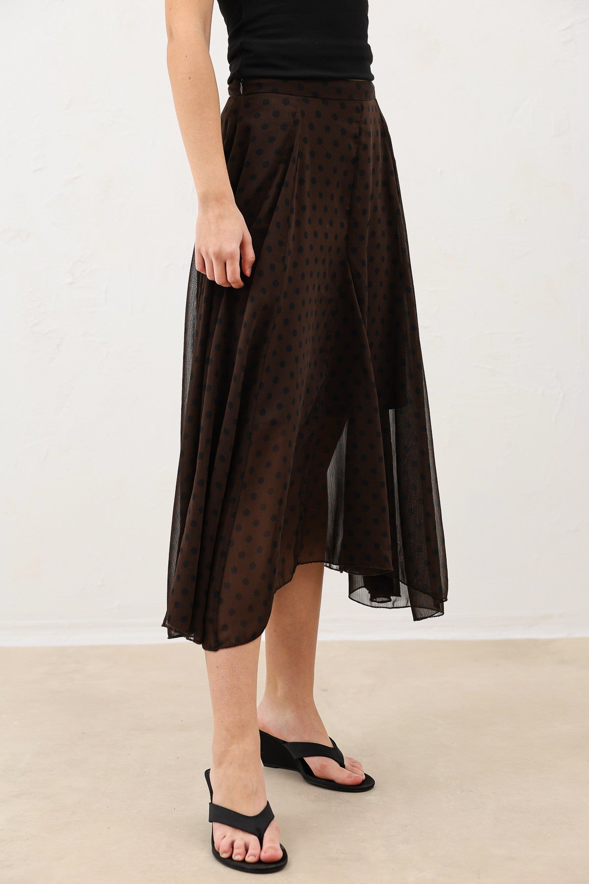 Antioch Polka-Dot Women's Midi Skirt