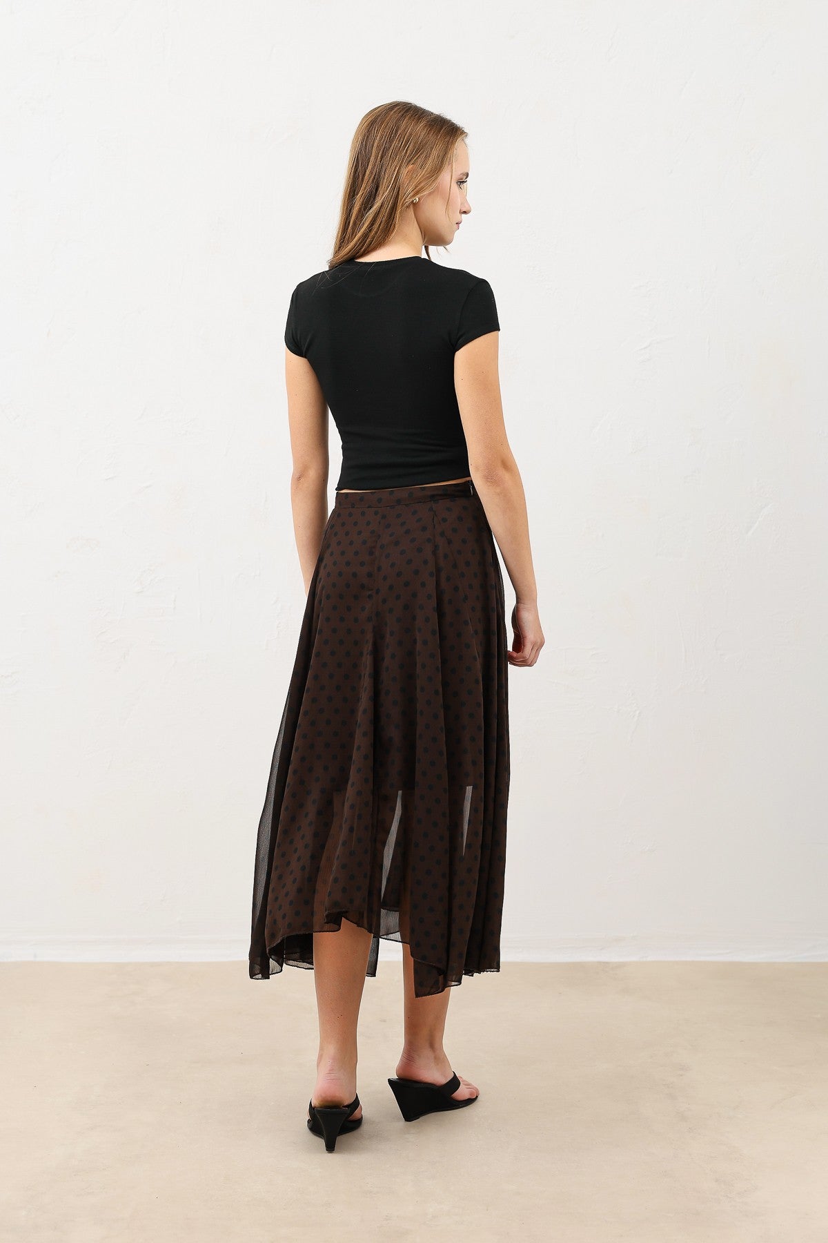 Antioch Polka-Dot Women's Midi Skirt