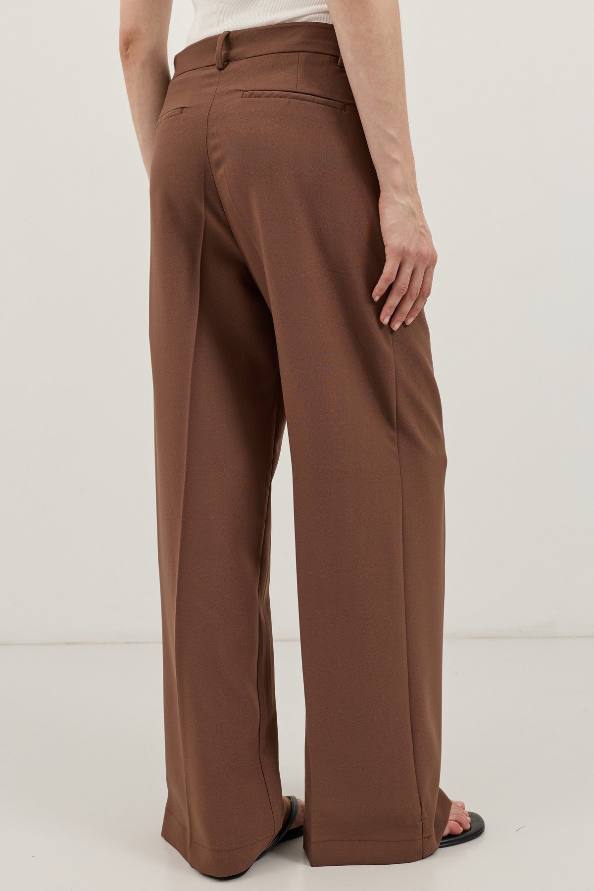 Antioch Wide-Leg Pleated Pants