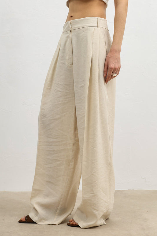 Women's Wide-Leg Pants with Antioch Lyocell Blend