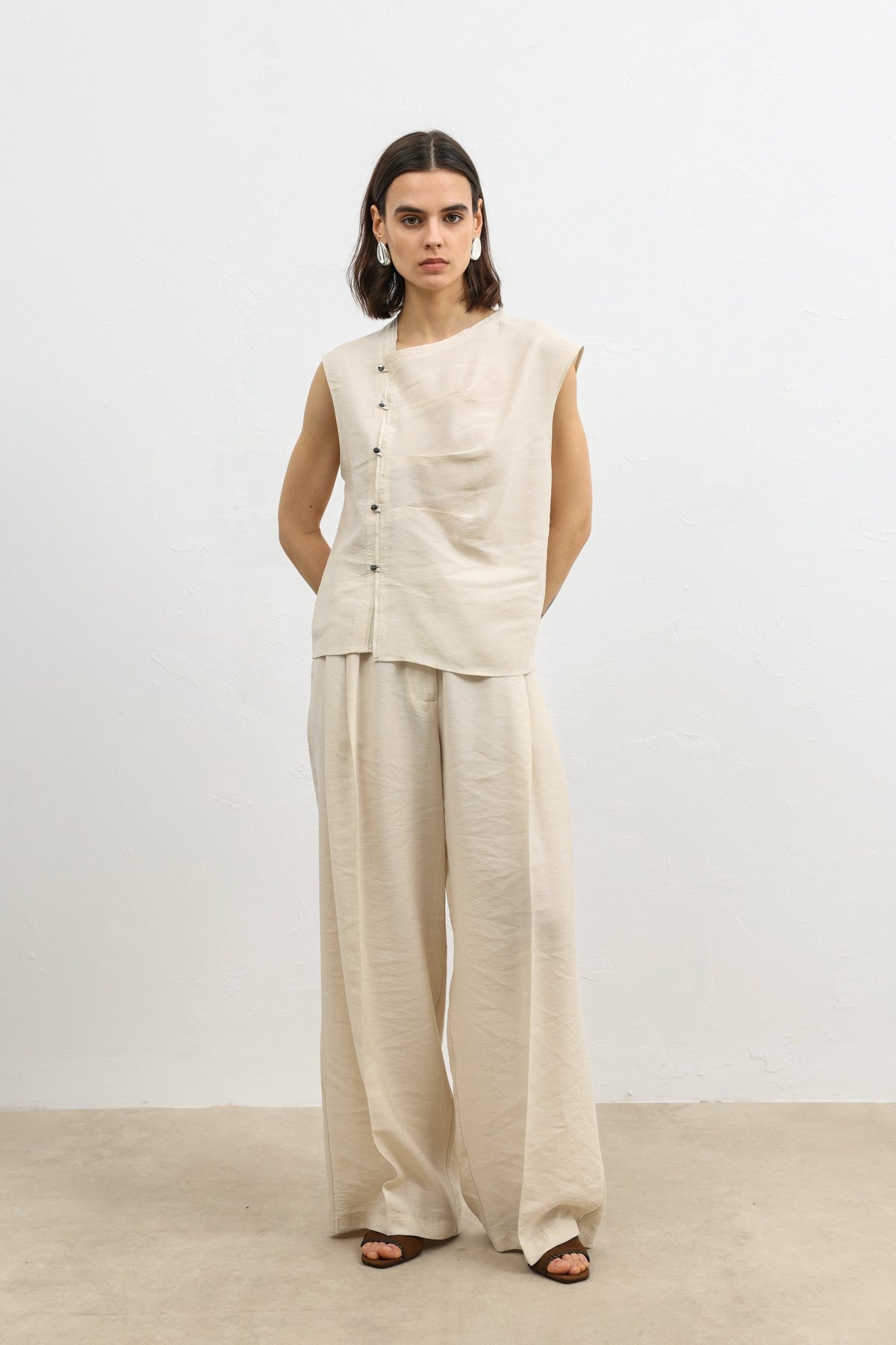 Women's Wide-Leg Pants with Antioch Lyocell Blend