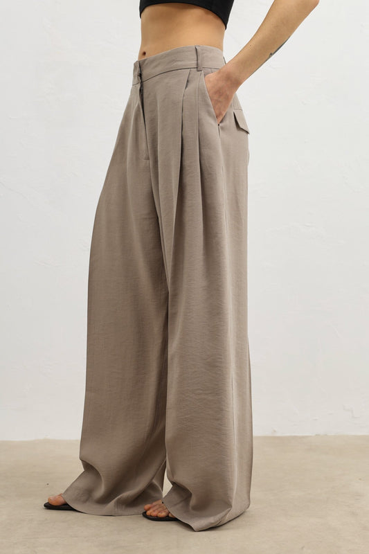 Women's Wide-Leg Pants with Antioch Lyocell Blend