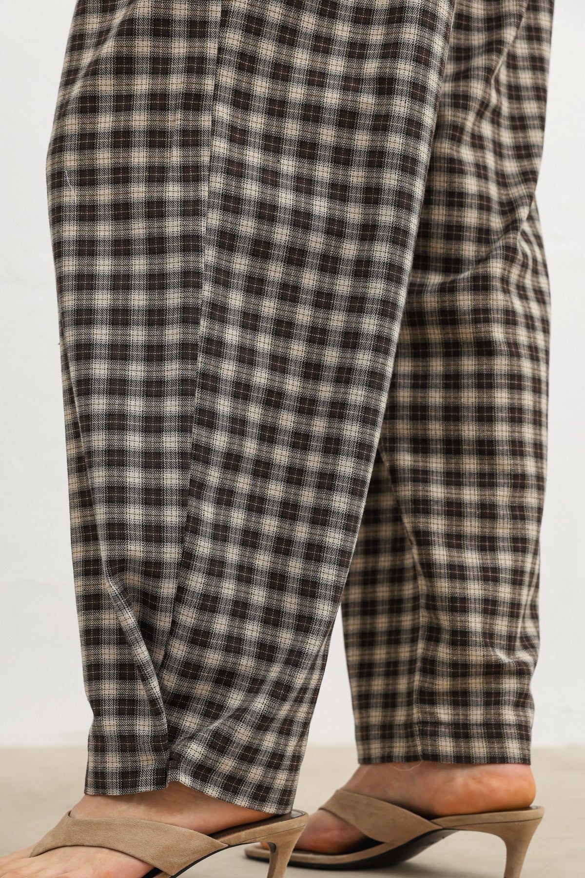 Antioch Adjustable-Cuff Checkered Women's Pants