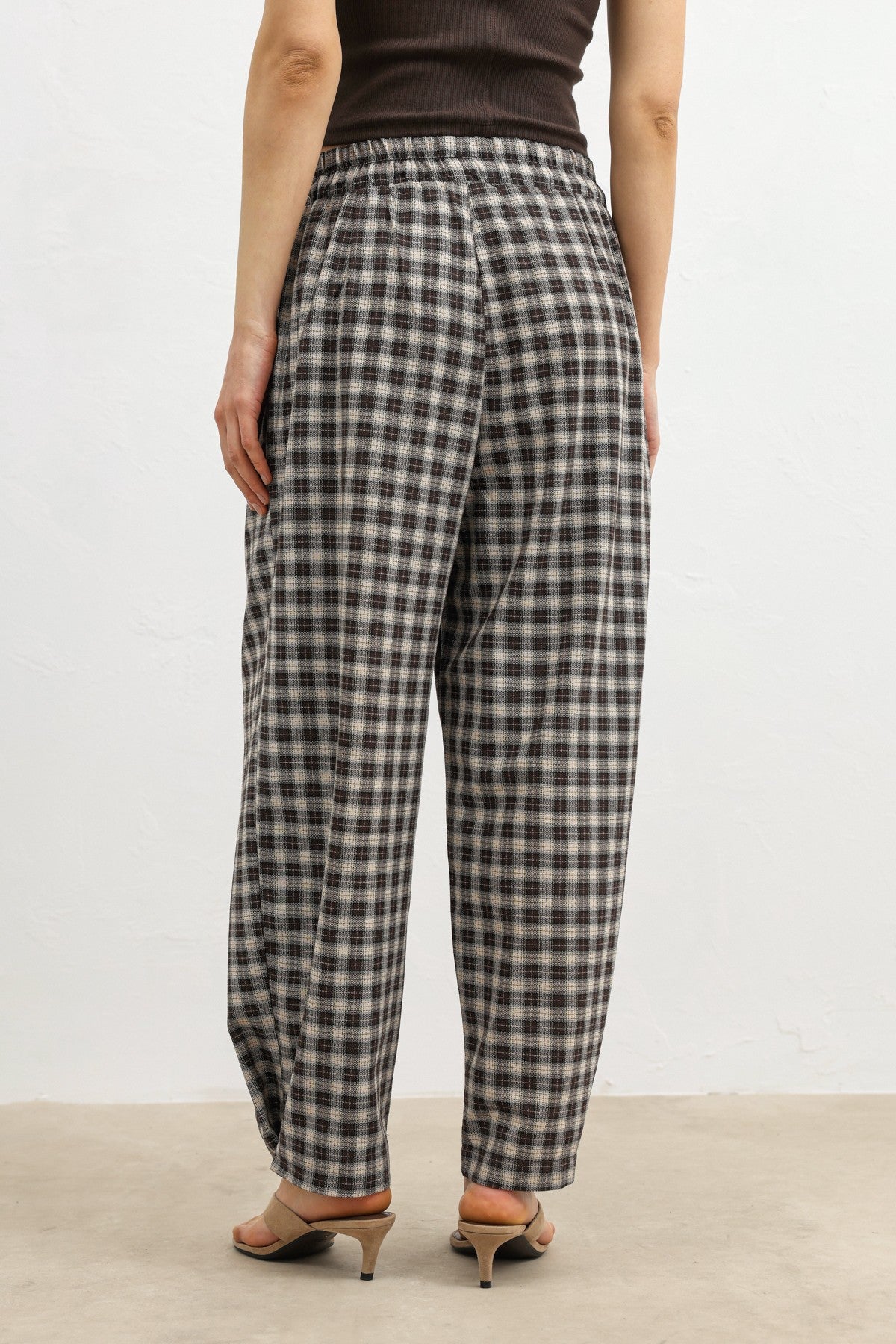 Antioch Adjustable-Cuff Checkered Women's Pants