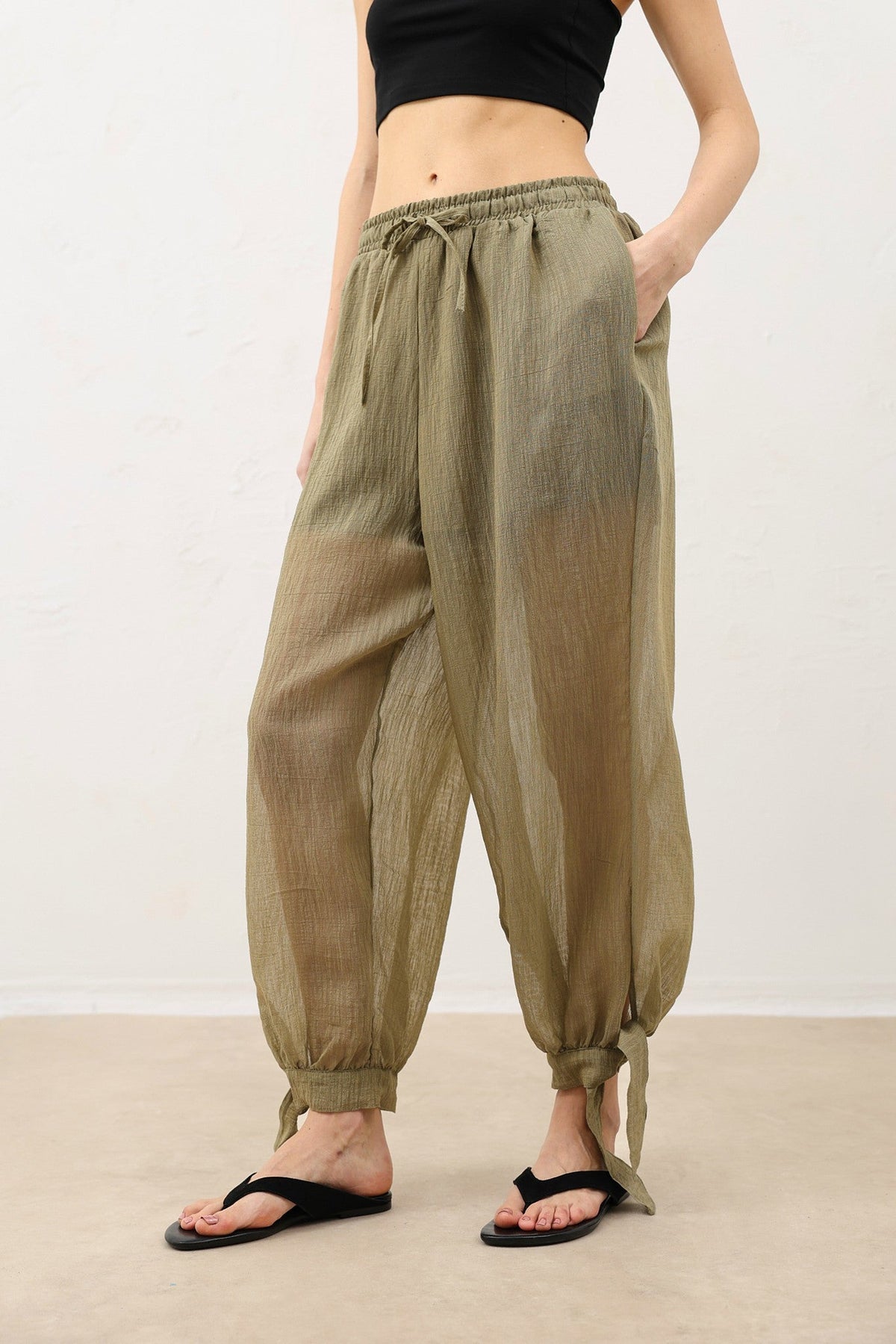 Semi-Transparent Women's Pants