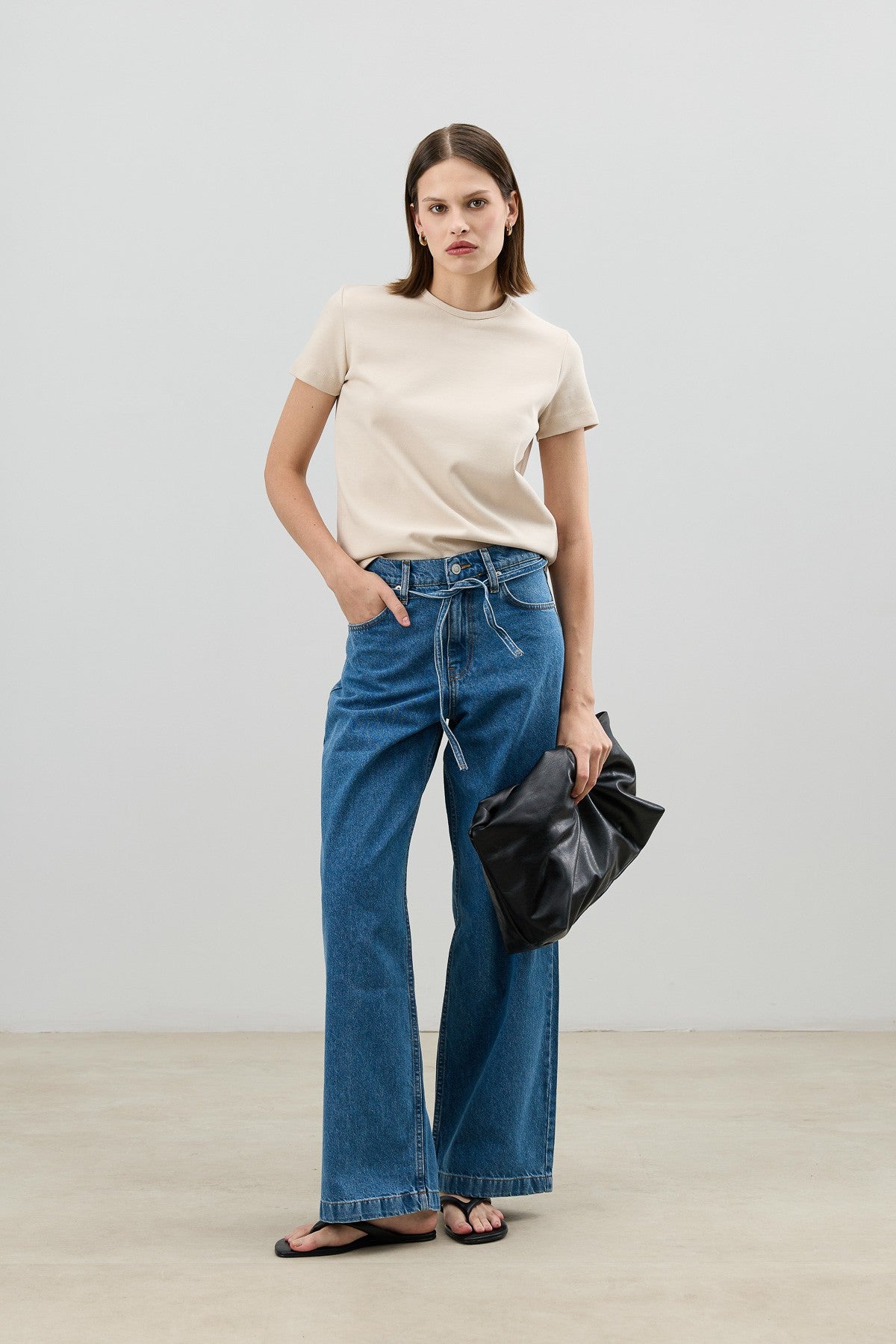 Antioch Tied-Waist Wide-Leg Women's Jeans