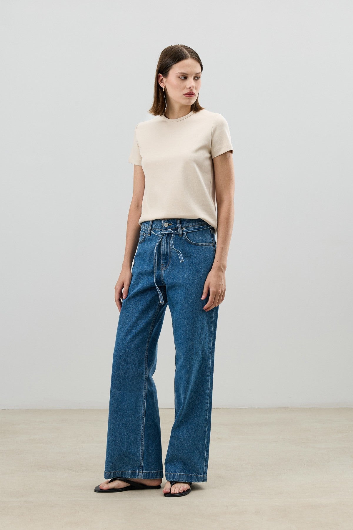 Antioch Tied-Waist Wide-Leg Women's Jeans
