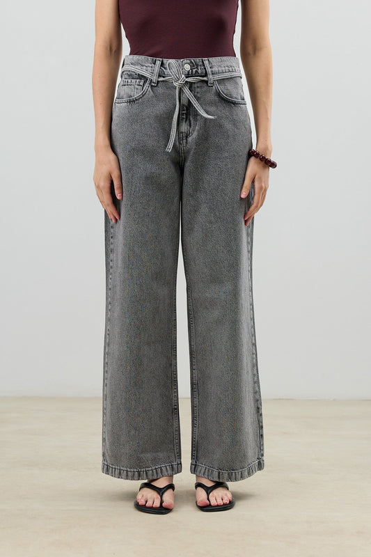 Antioch Tied-Waist Wide-Leg Women's Jeans