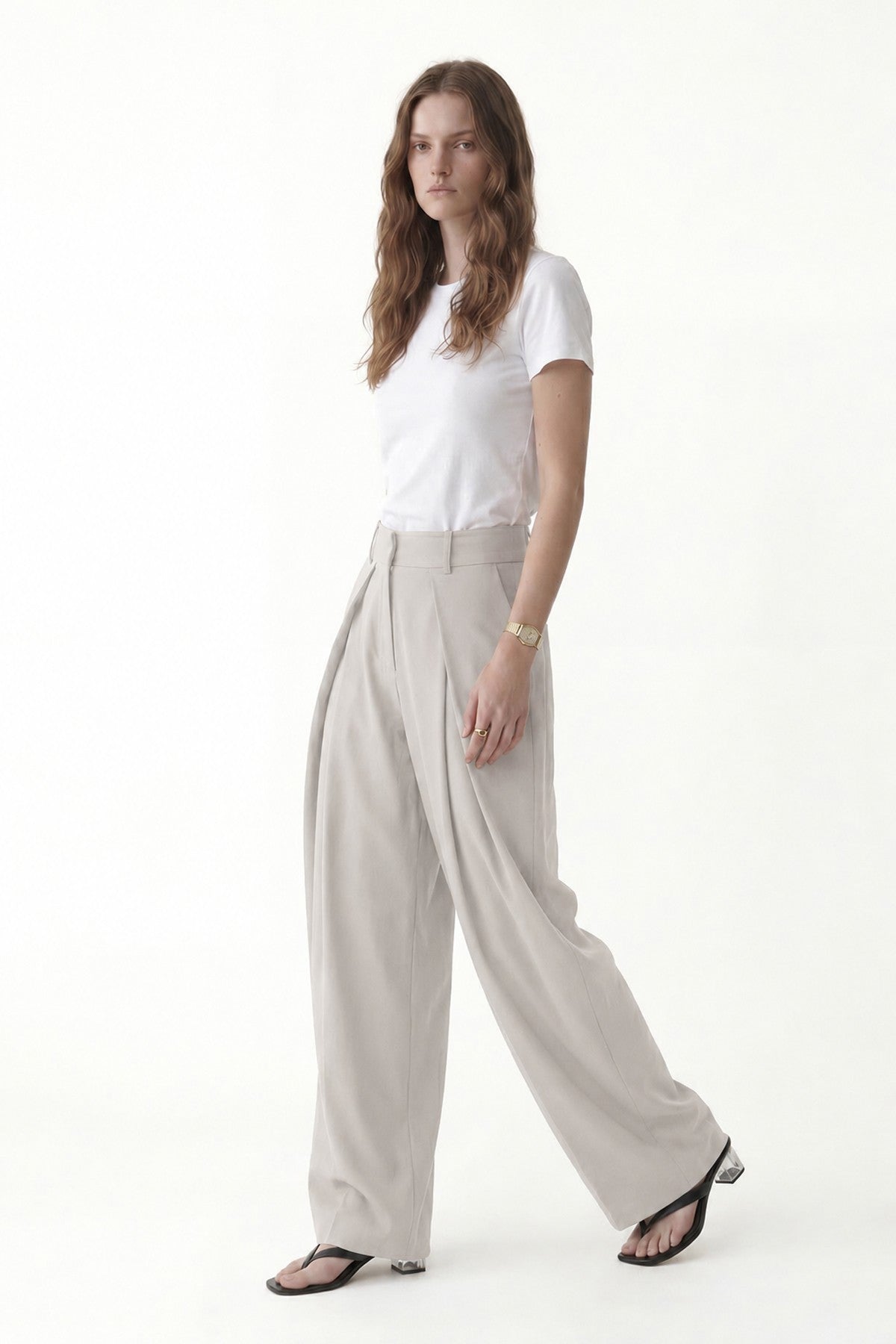 Women's Pleated Pants