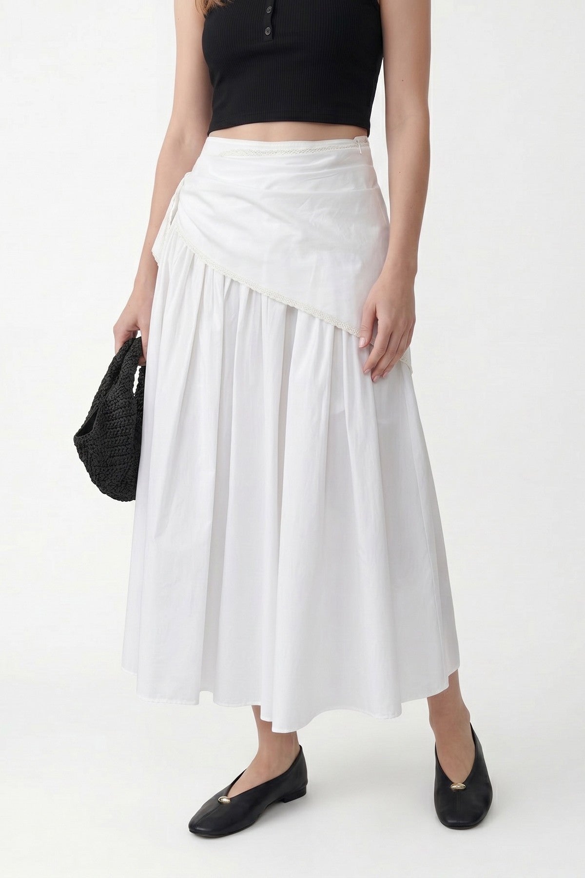 Antioch Handkerchief-Print Women's Midi Skirt