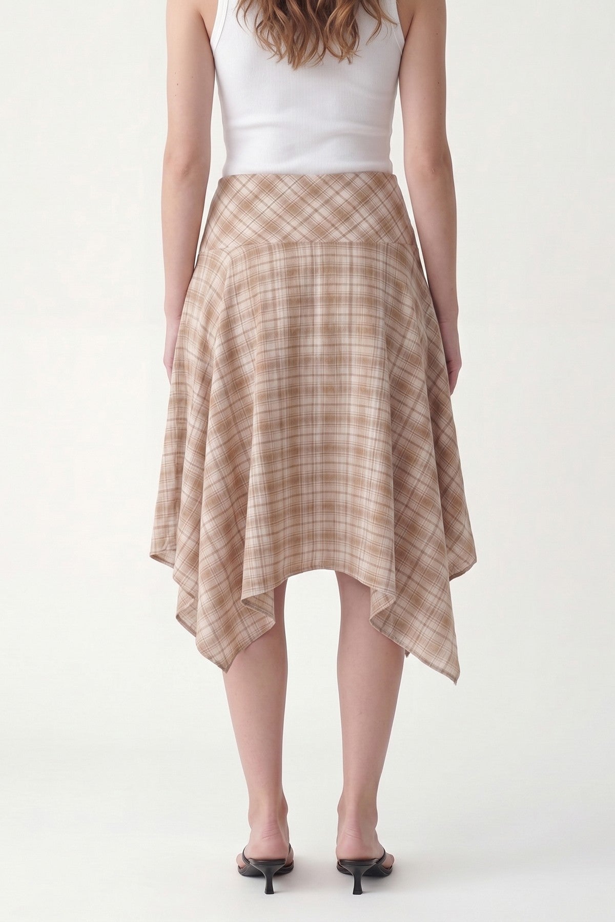 Antioch Asymmetrical Plaid Women's Skirt
