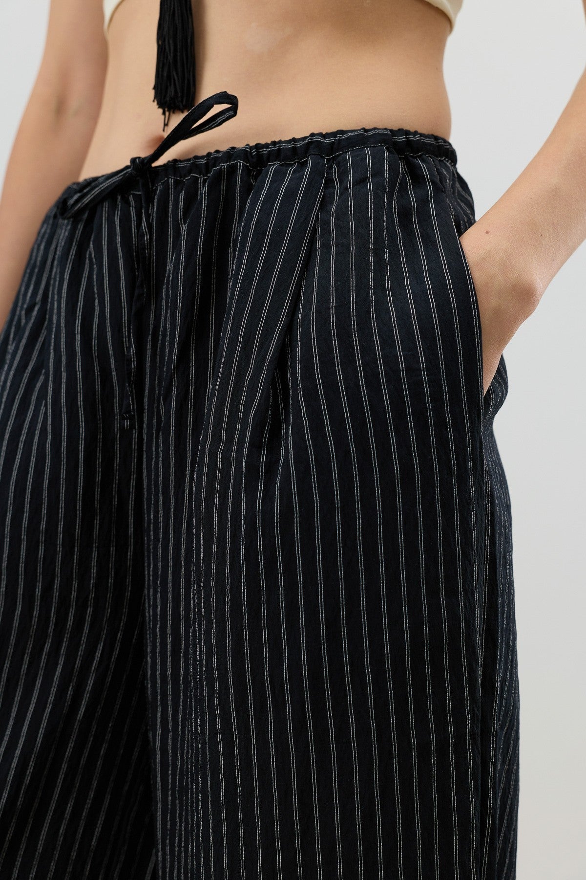 Antioch Women's Striped Pants with Modal Blend