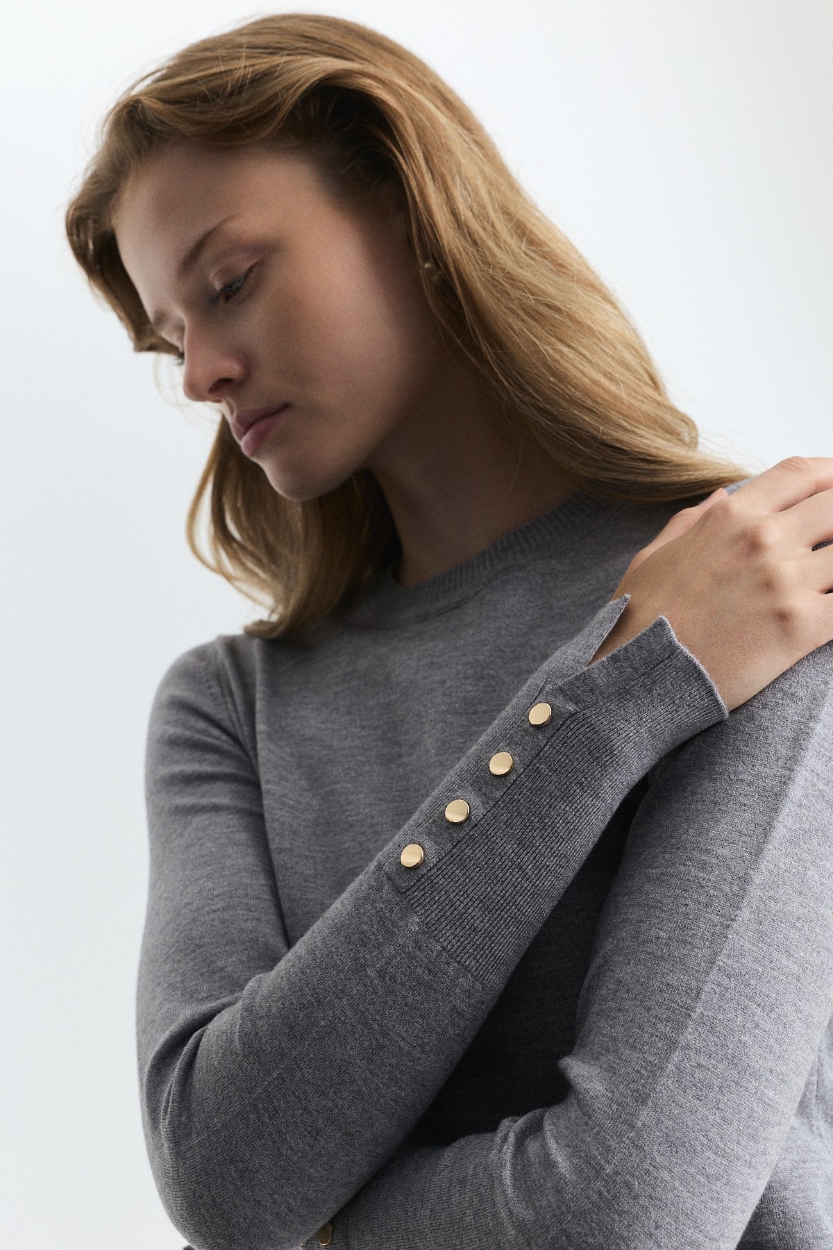 Basic Solid-Color Knit Sweater