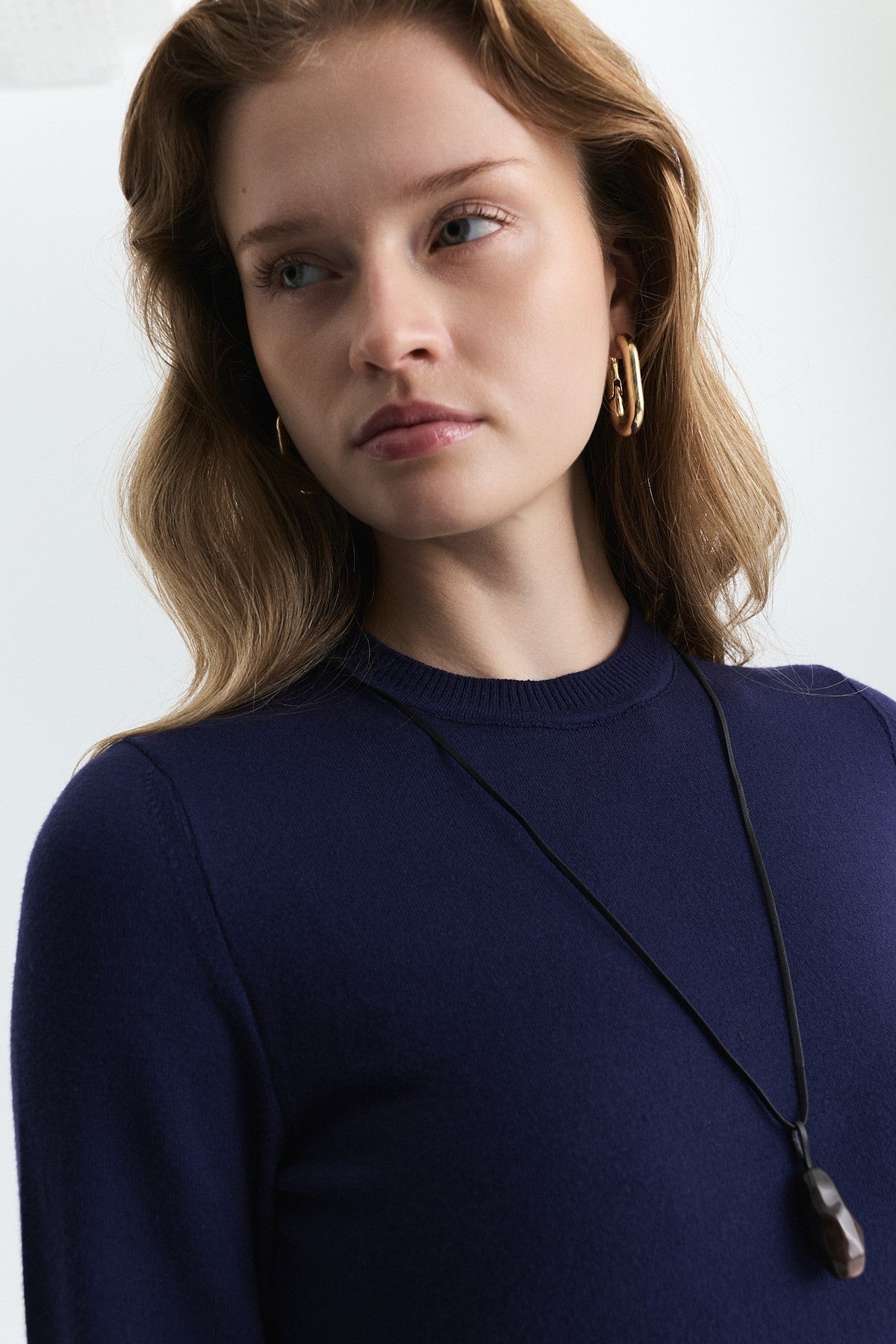 Basic Solid-Color Knit Sweater