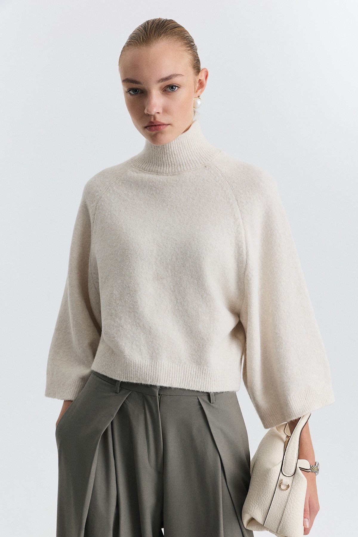 Bat-Sleeve Sweater