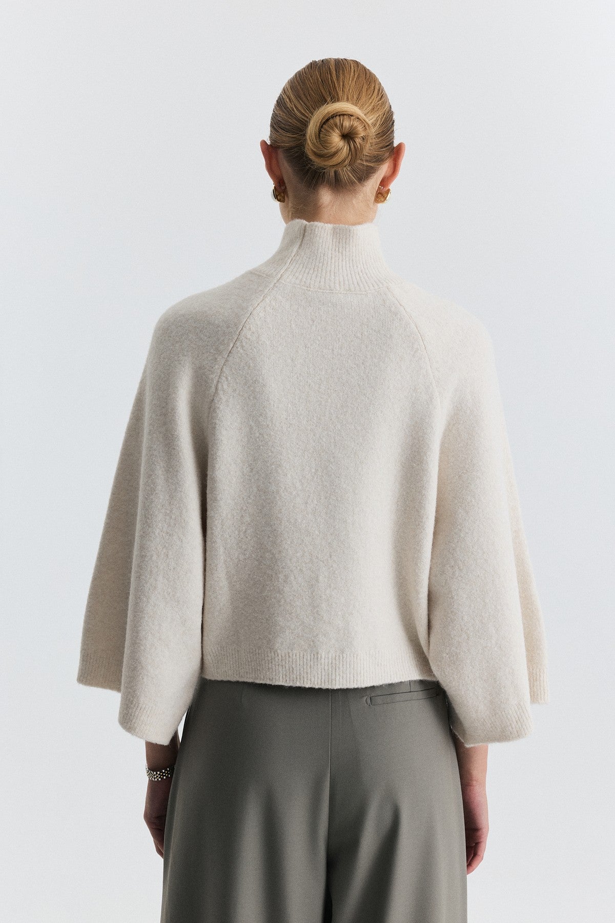Bat-Sleeve Sweater