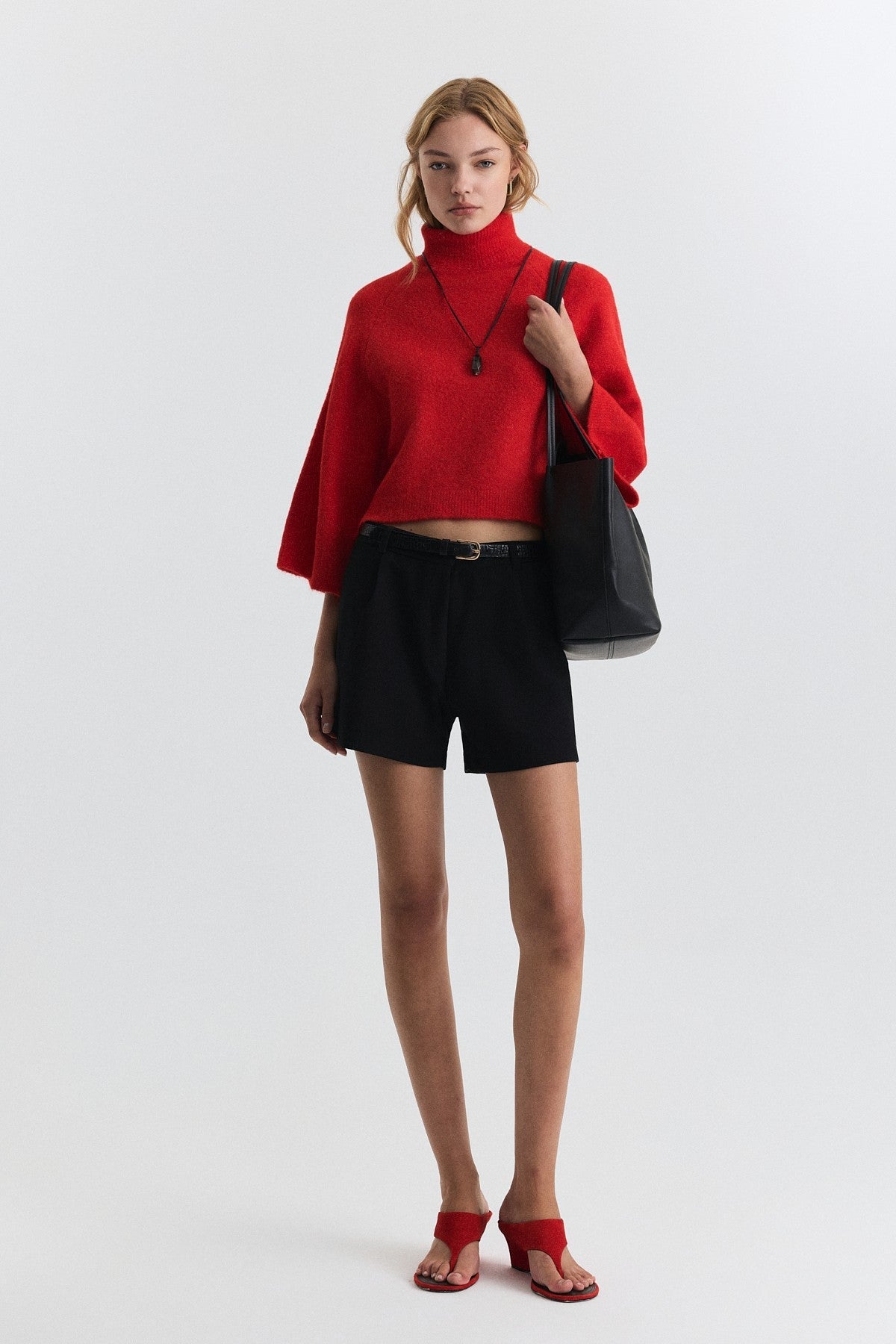 Bat-Sleeve Sweater