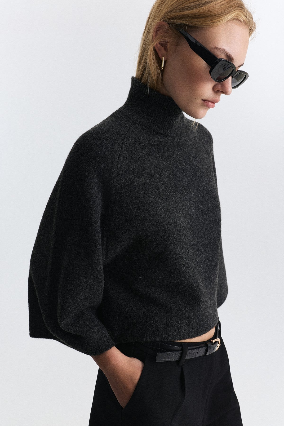 Bat-Sleeve Sweater