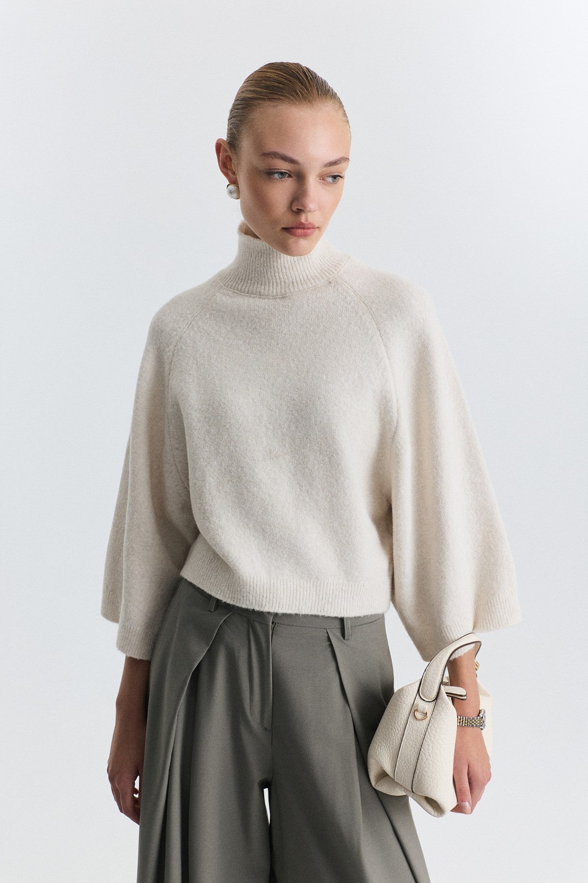 Bat-Sleeve Sweater