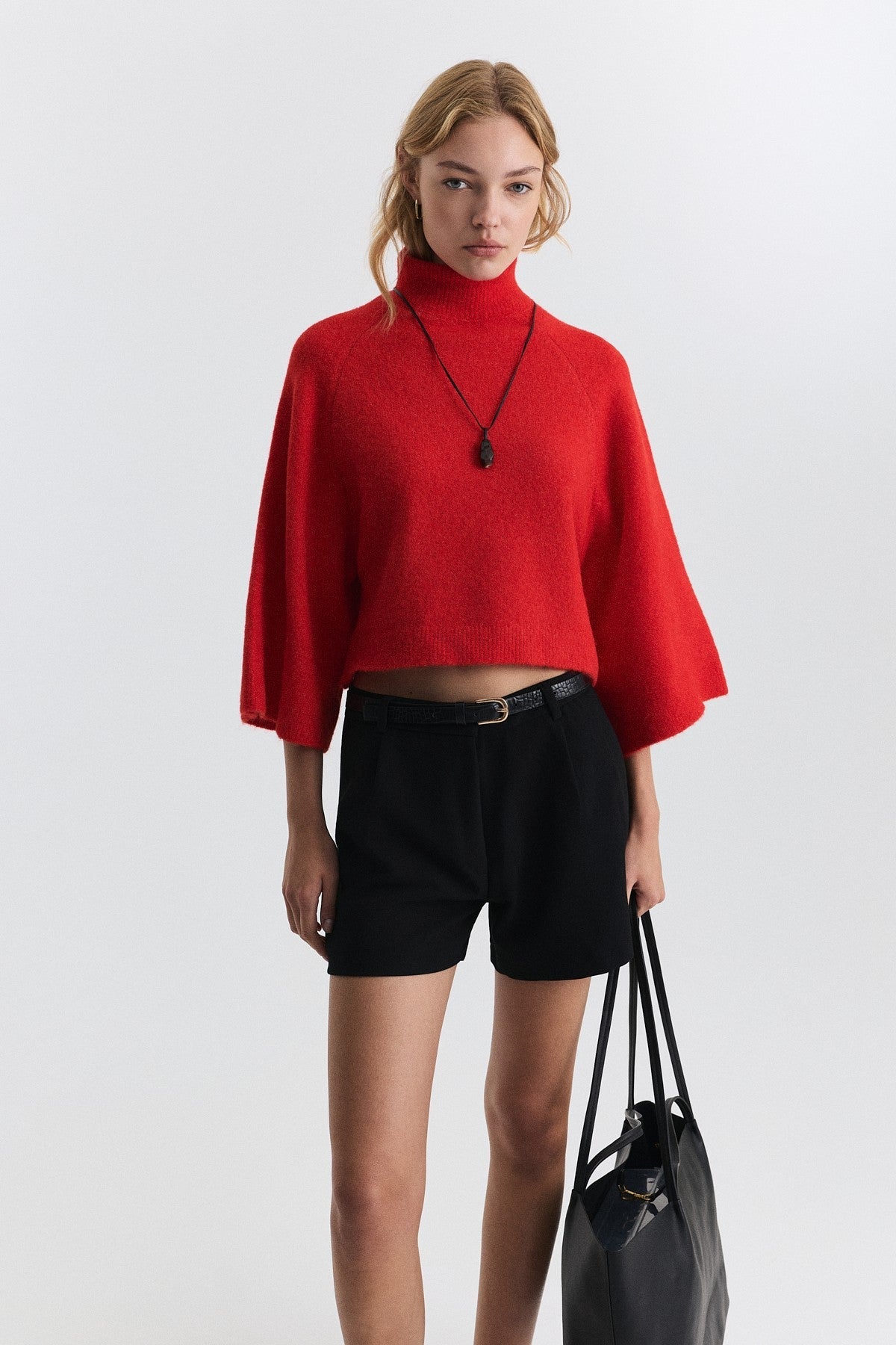 Bat-Sleeve Sweater
