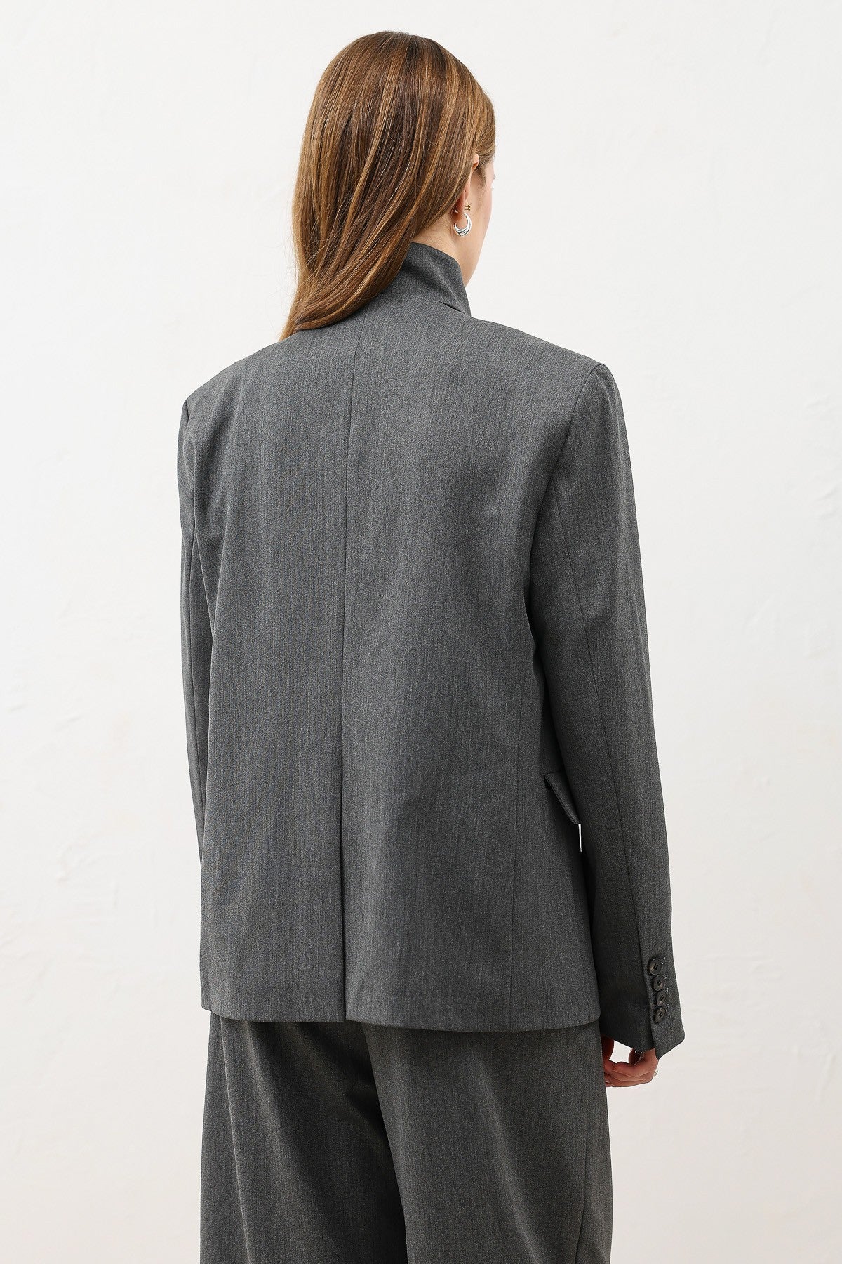 Antioch Stand-Up Collar Women's Blazer Jacket