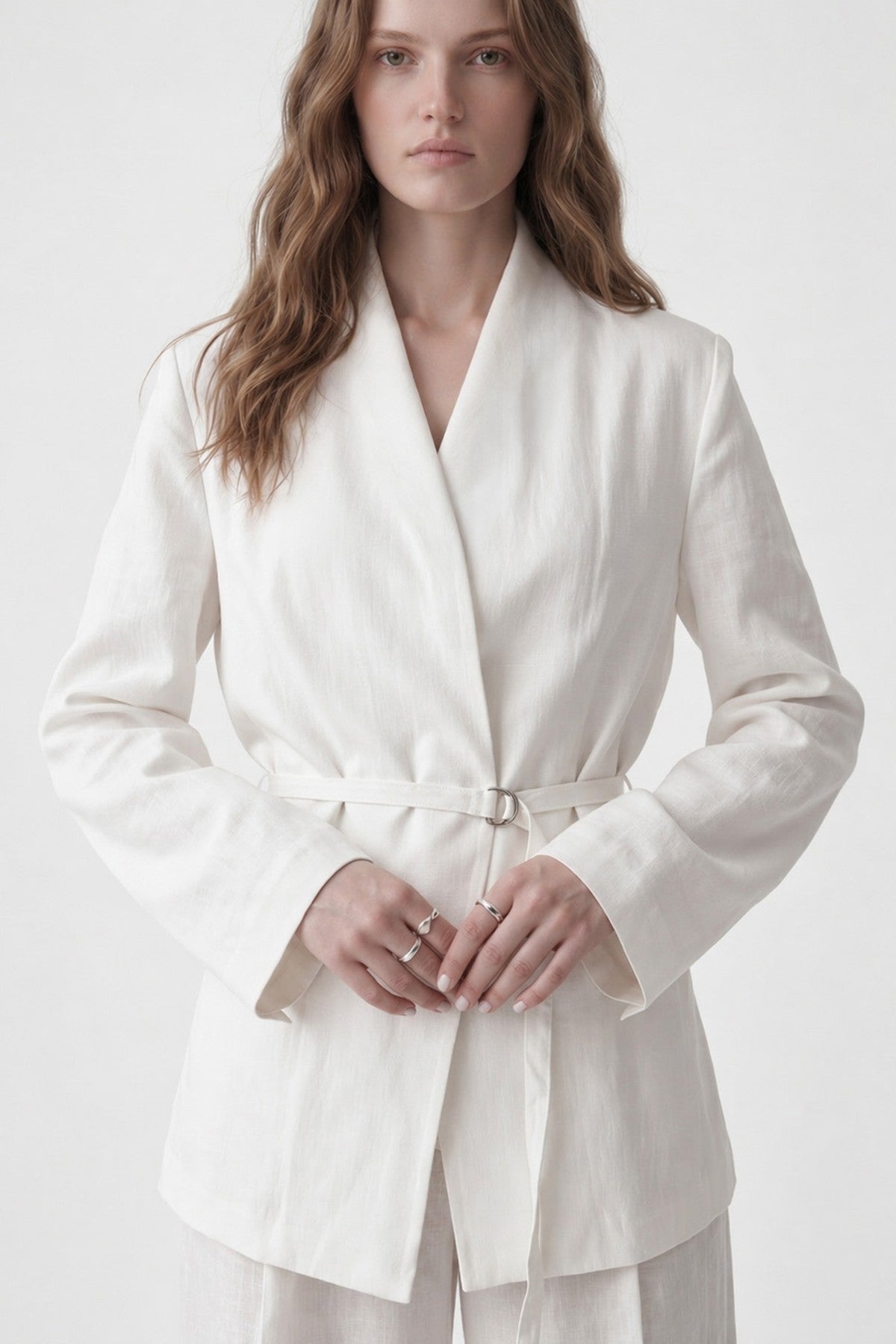Antioch Women's Blazer Jacket with Linen Blend