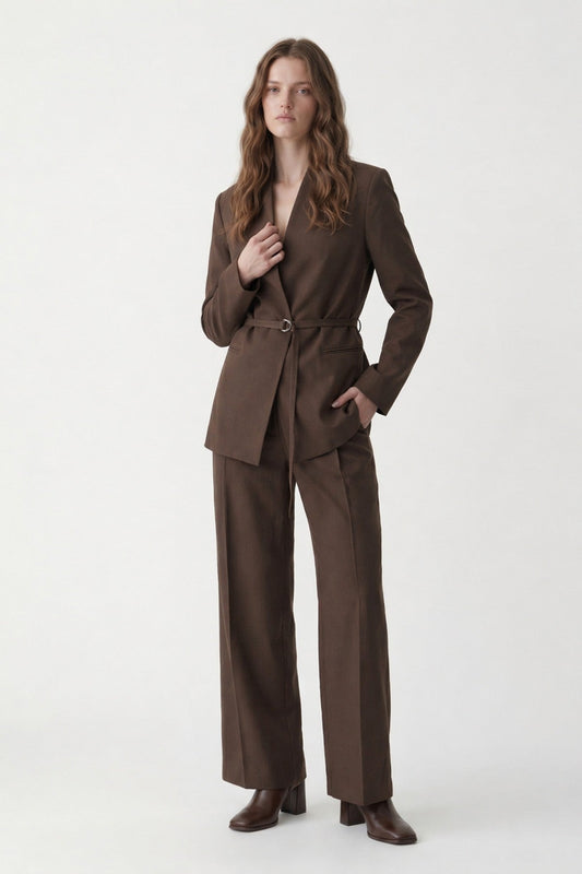 Antioch Women's Blazer Jacket with Linen Blend