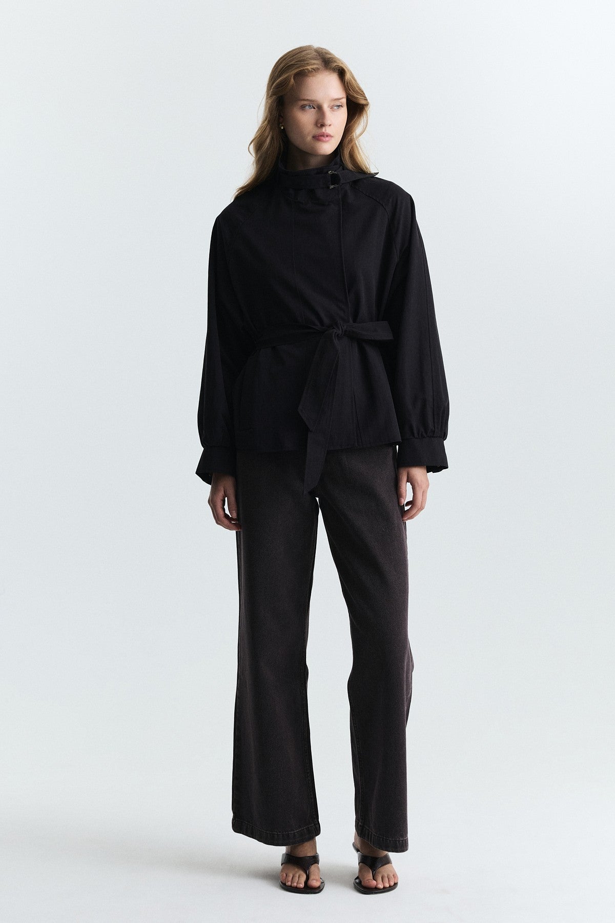 Stand-Up Collar Trench Coat