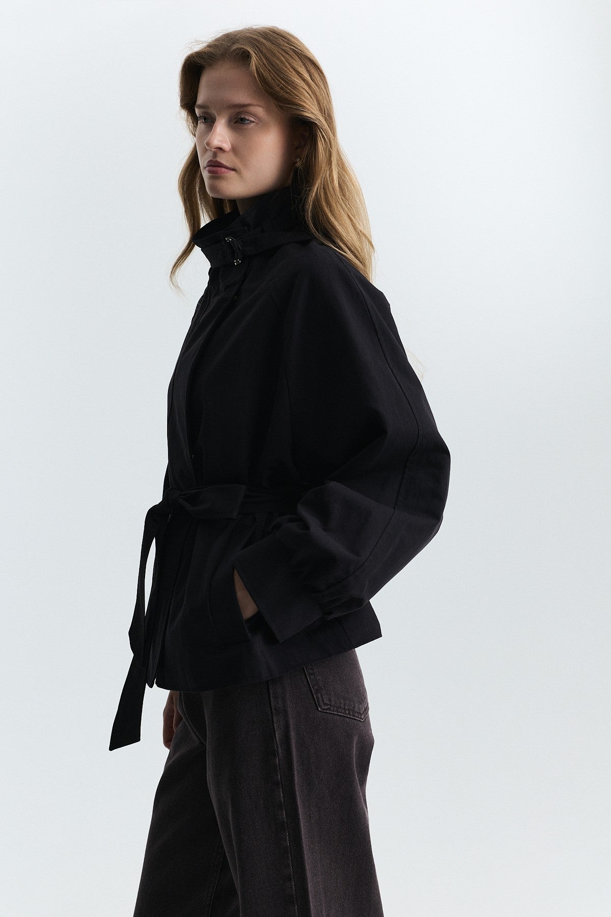Stand-Up Collar Trench Coat