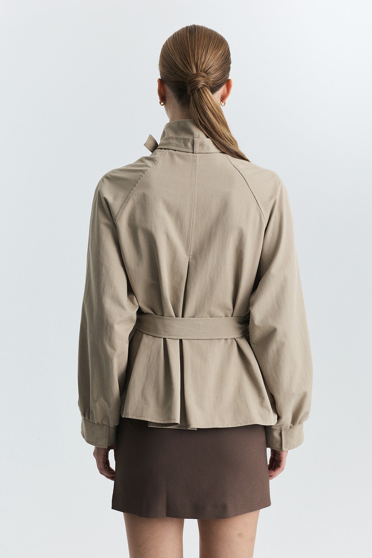 Stand-Up Collar Trench Coat
