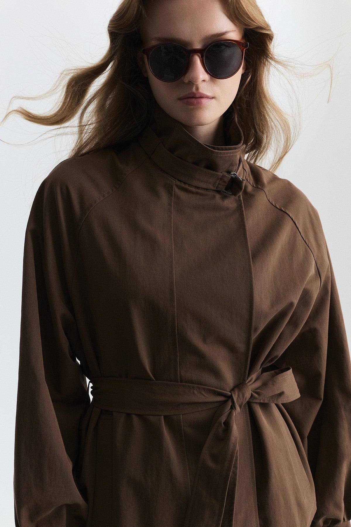 Stand-Up Collar Trench Coat