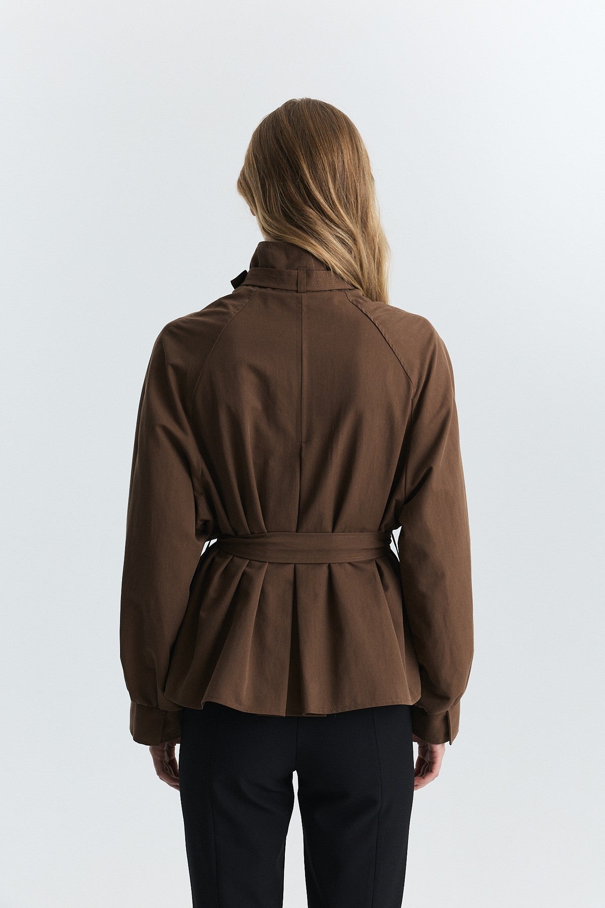 Stand-Up Collar Trench Coat