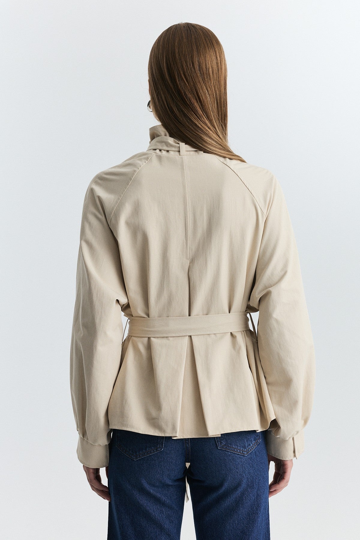 Stand-Up Collar Trench Coat