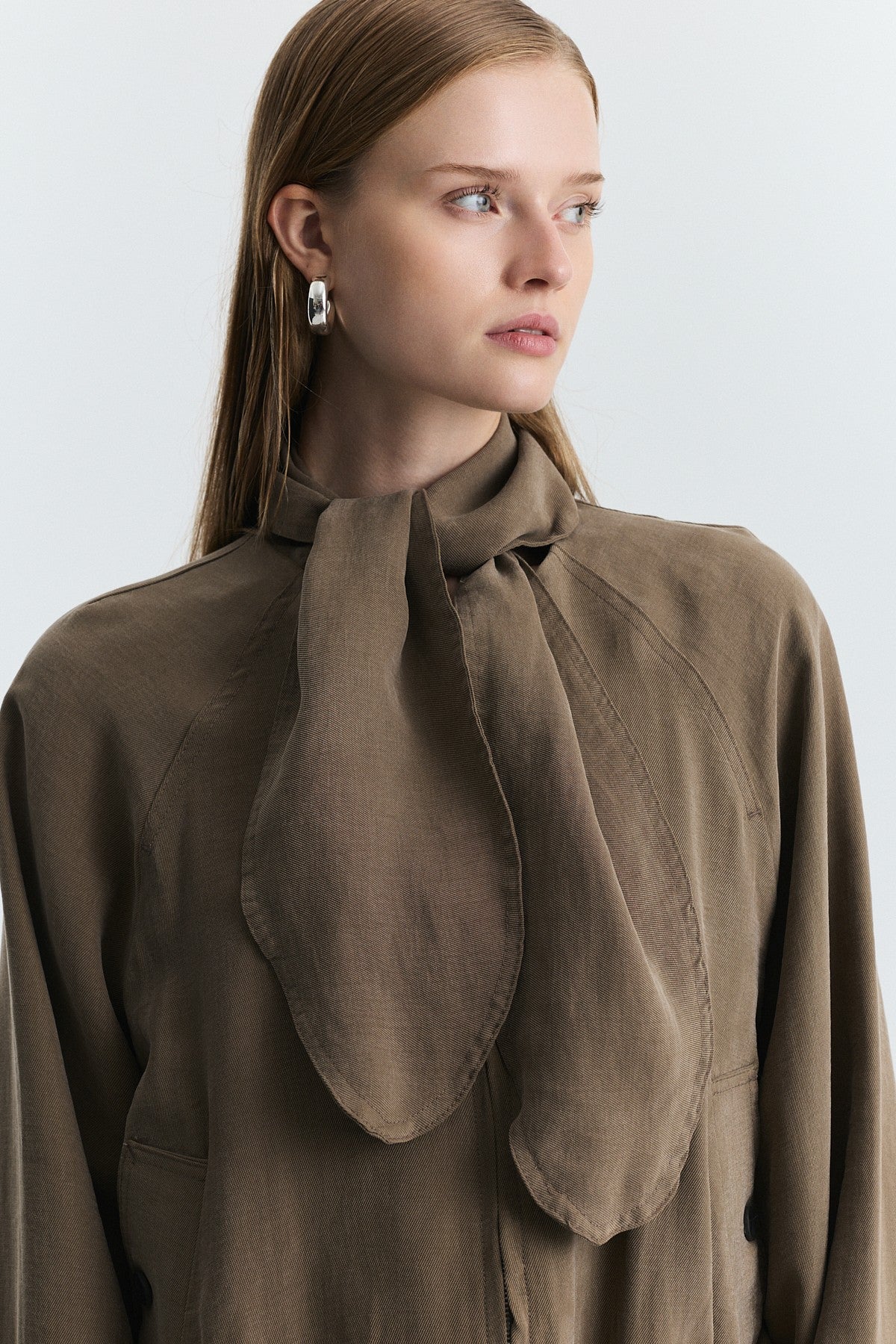 Lyocell-Blend Shawl-Collar Jacket
