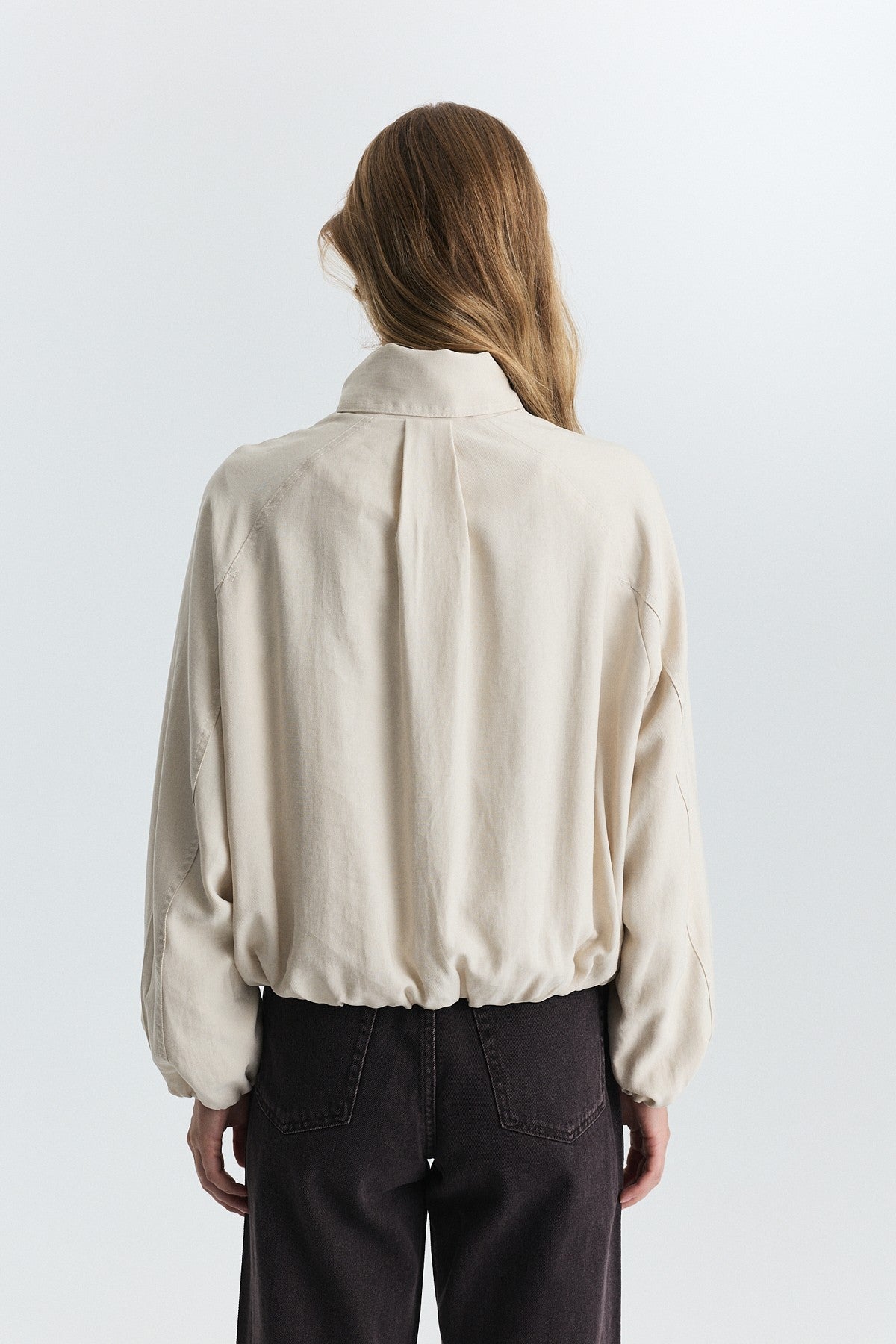 Lyocell-Blend Shawl-Collar Jacket