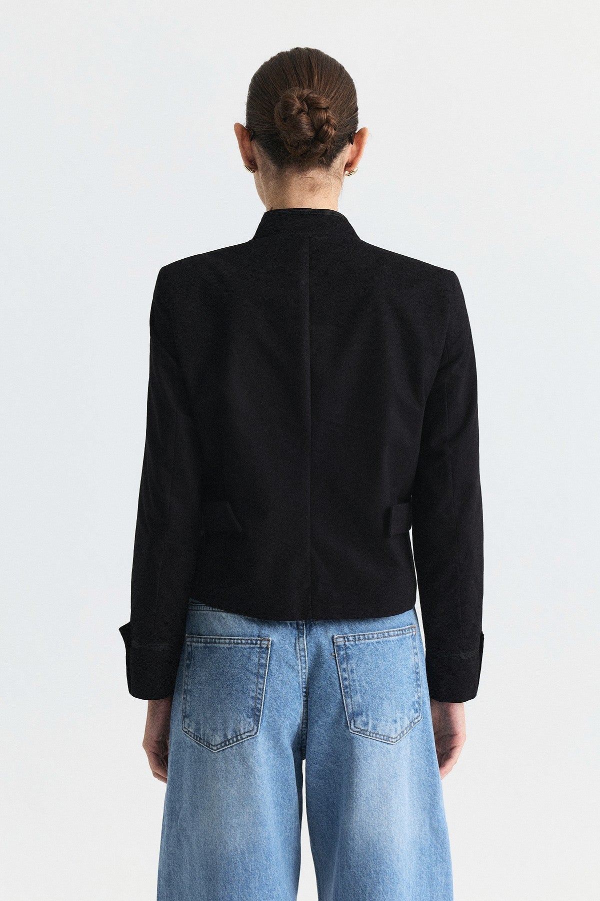 Embroidered Jacket with Ornate Button Details