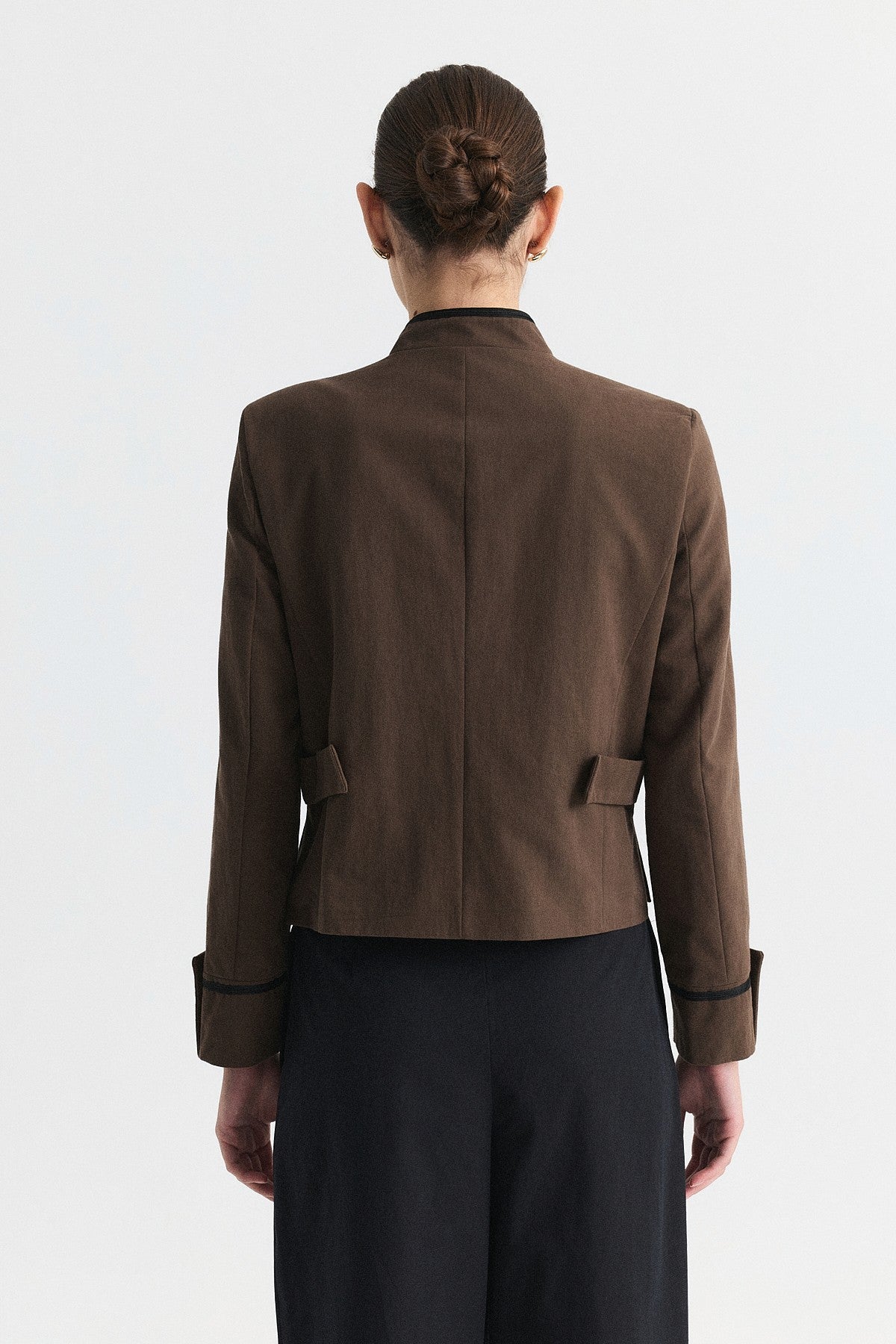 Embroidered Jacket with Ornate Button Details