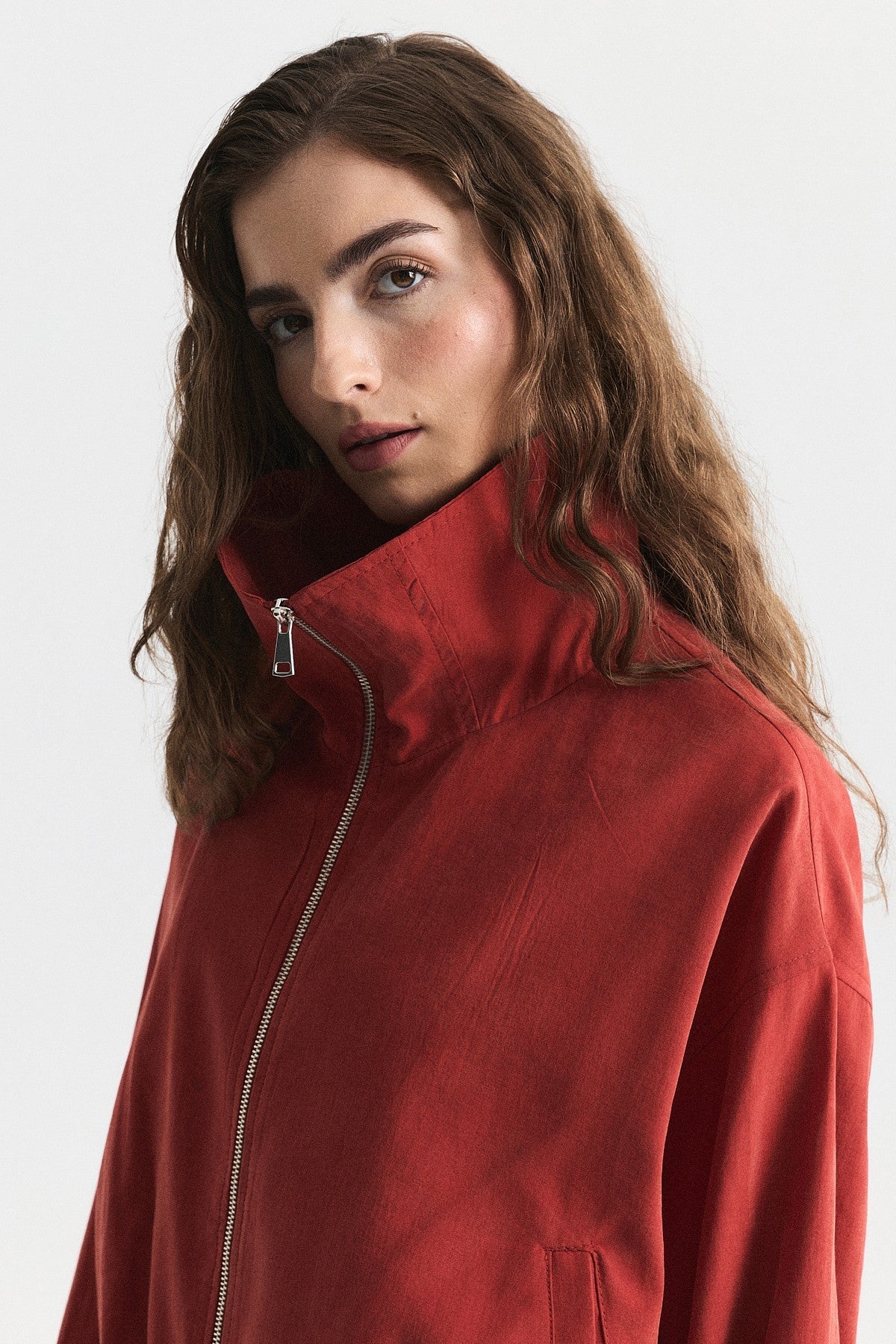 Stand-Up Collar Bomber Jacket