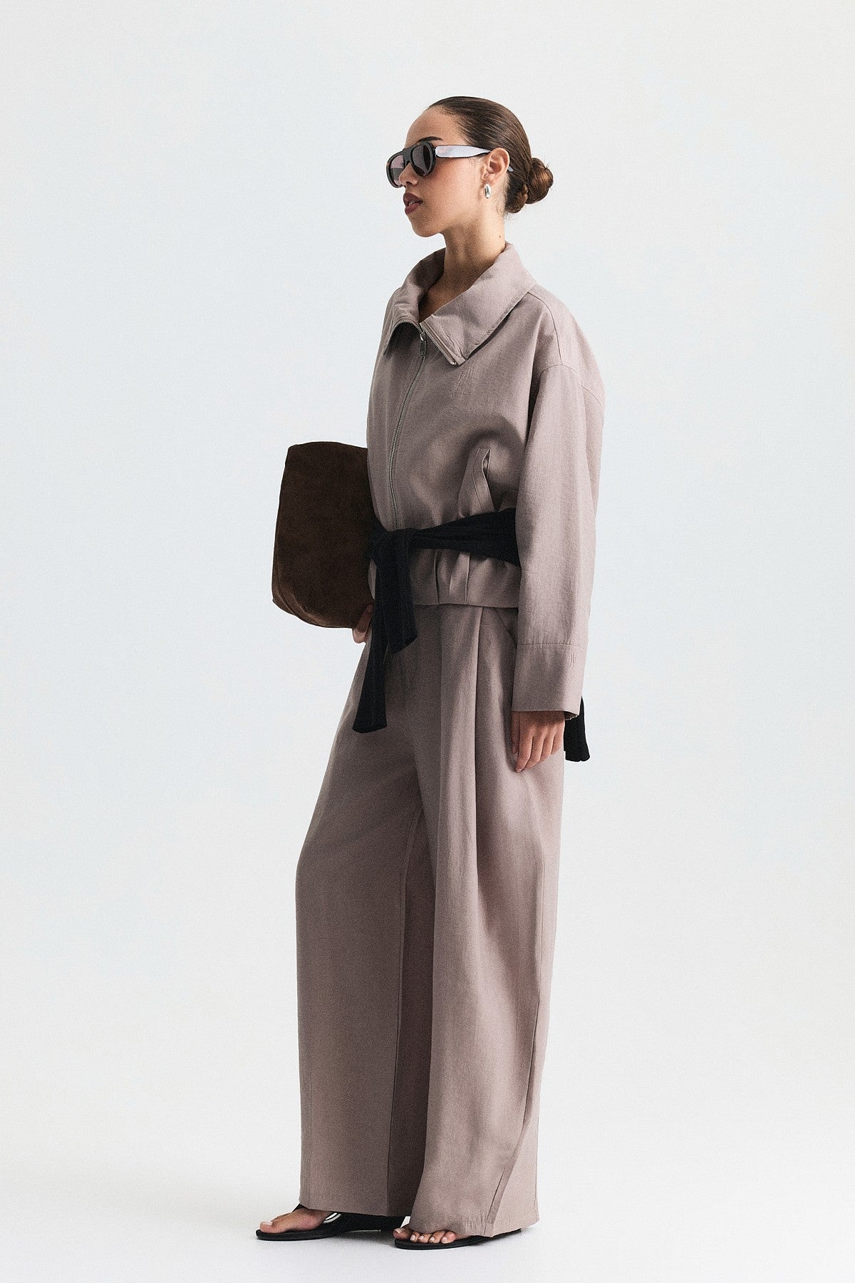 Stand-Up Collar Bomber Jacket