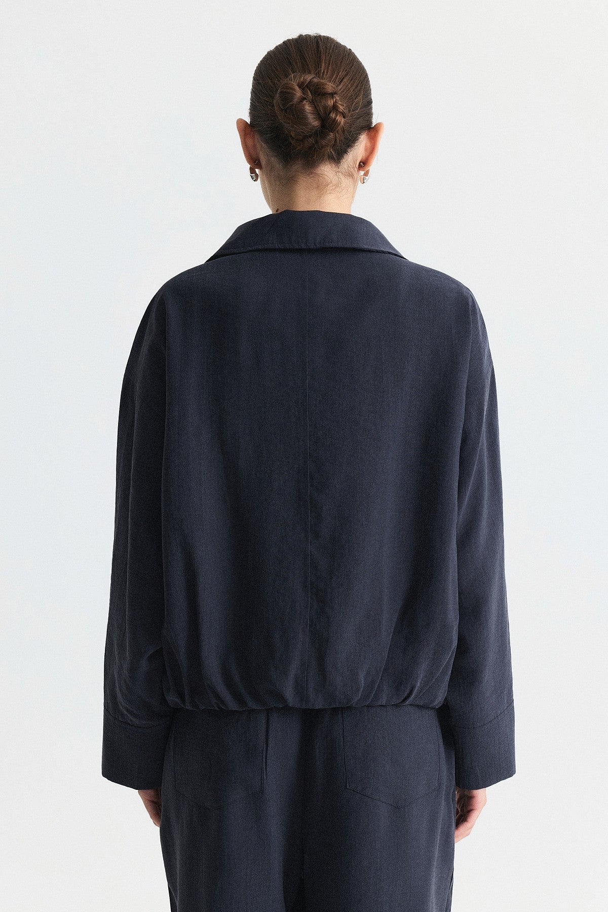 Stand-Up Collar Bomber Jacket