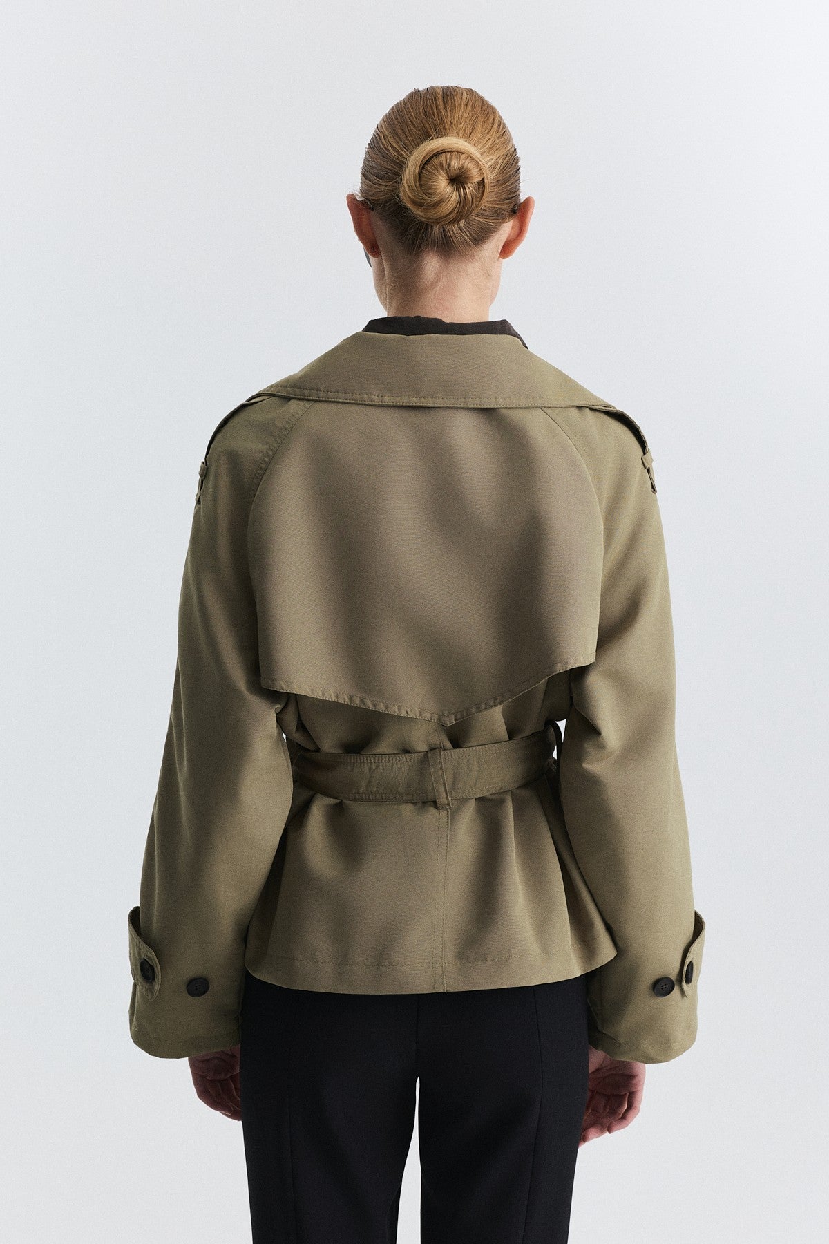Short Trench Coat with Belt BA26Y517