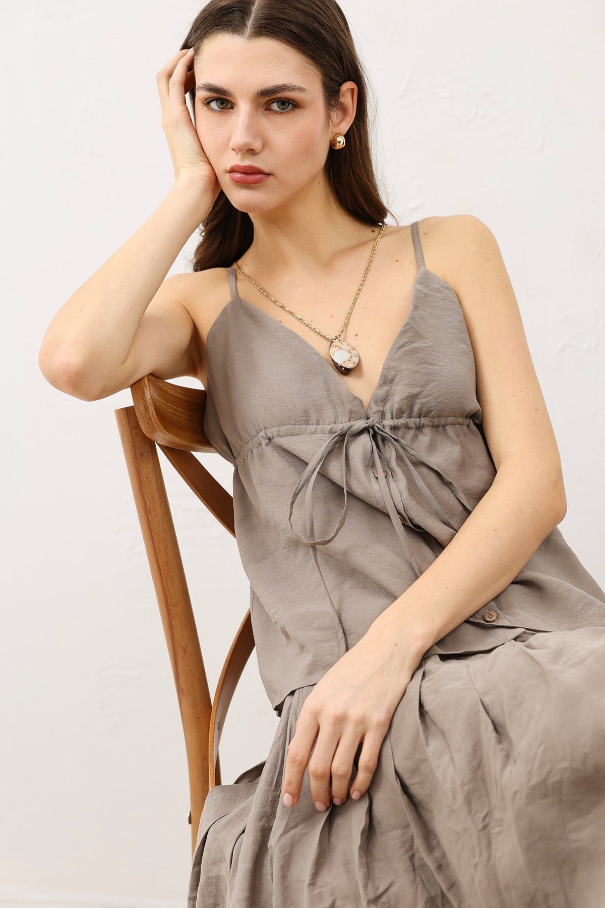 Antioch Women's Gathered Top