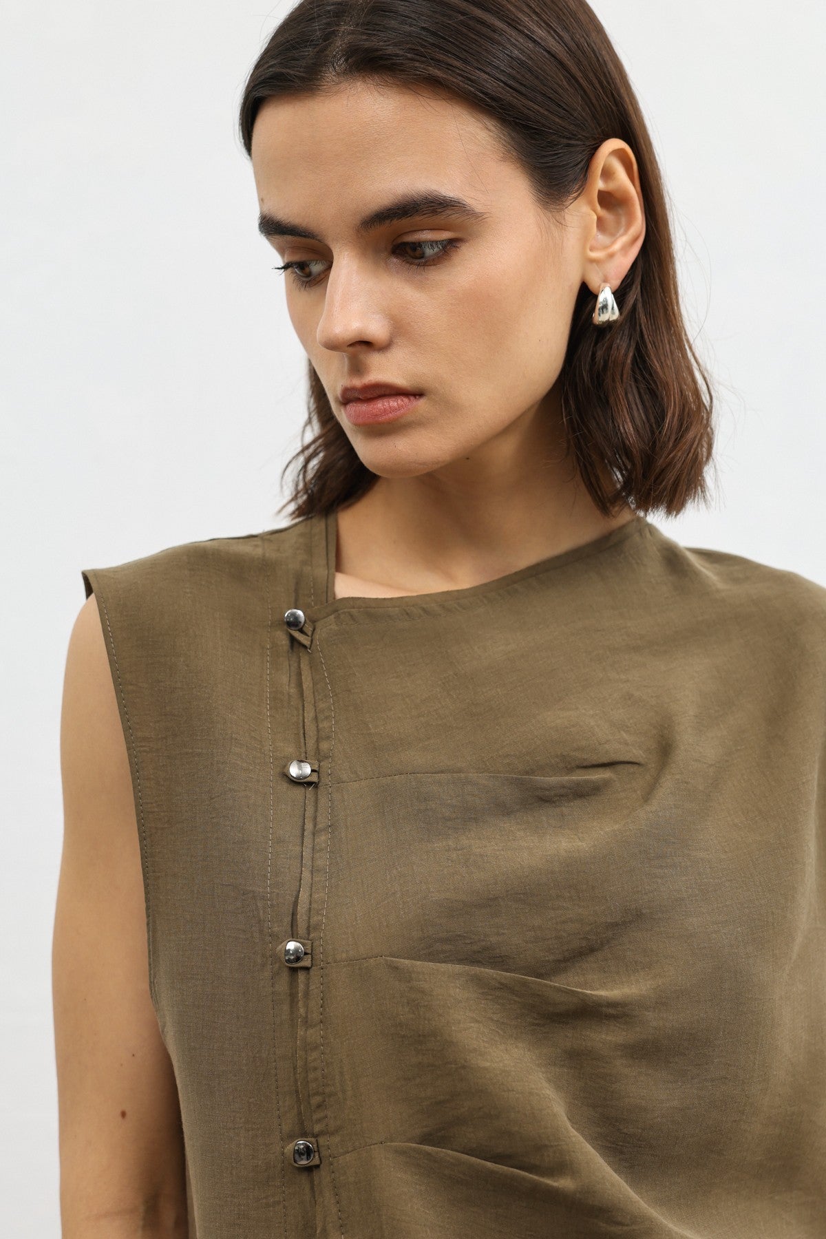 Antioch Women's Button-Down Top with Lyocell Blend